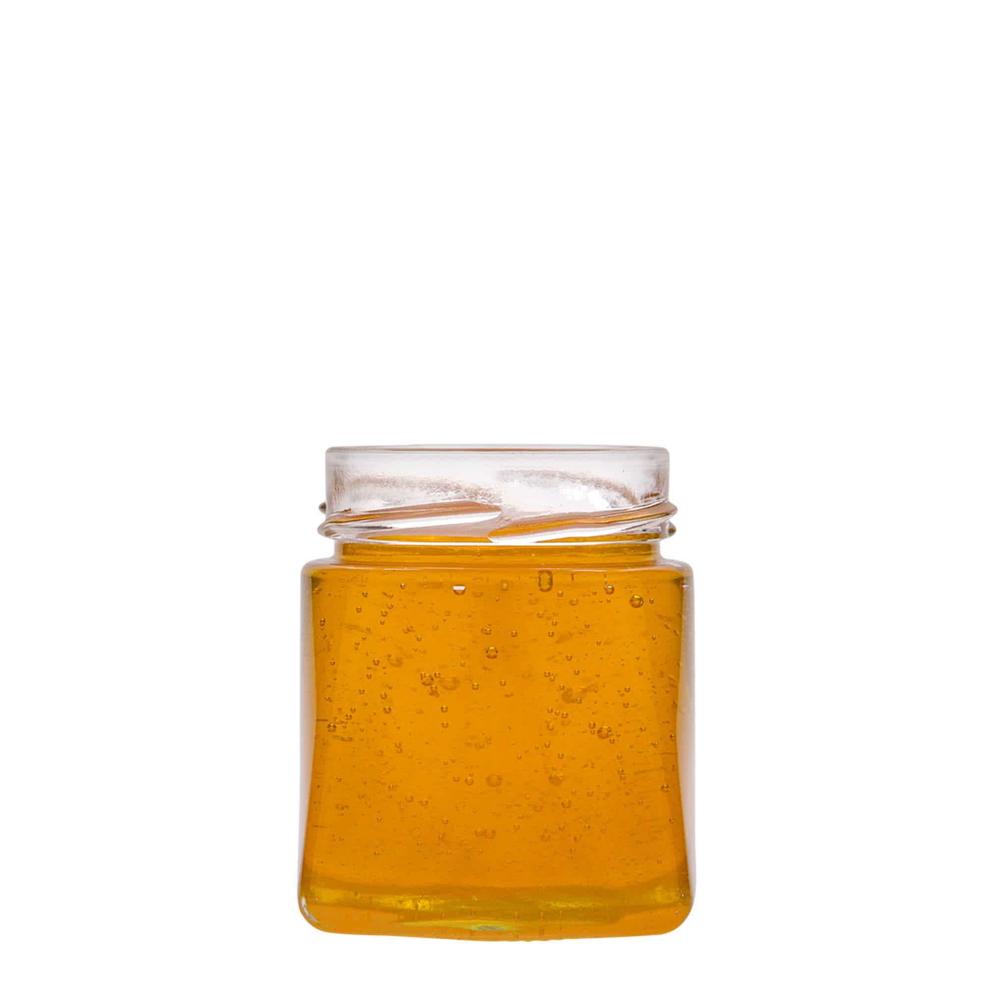 212 ml bocal carré 'Luxor', ouverture : Deept-Twist-Off (DTO 63)