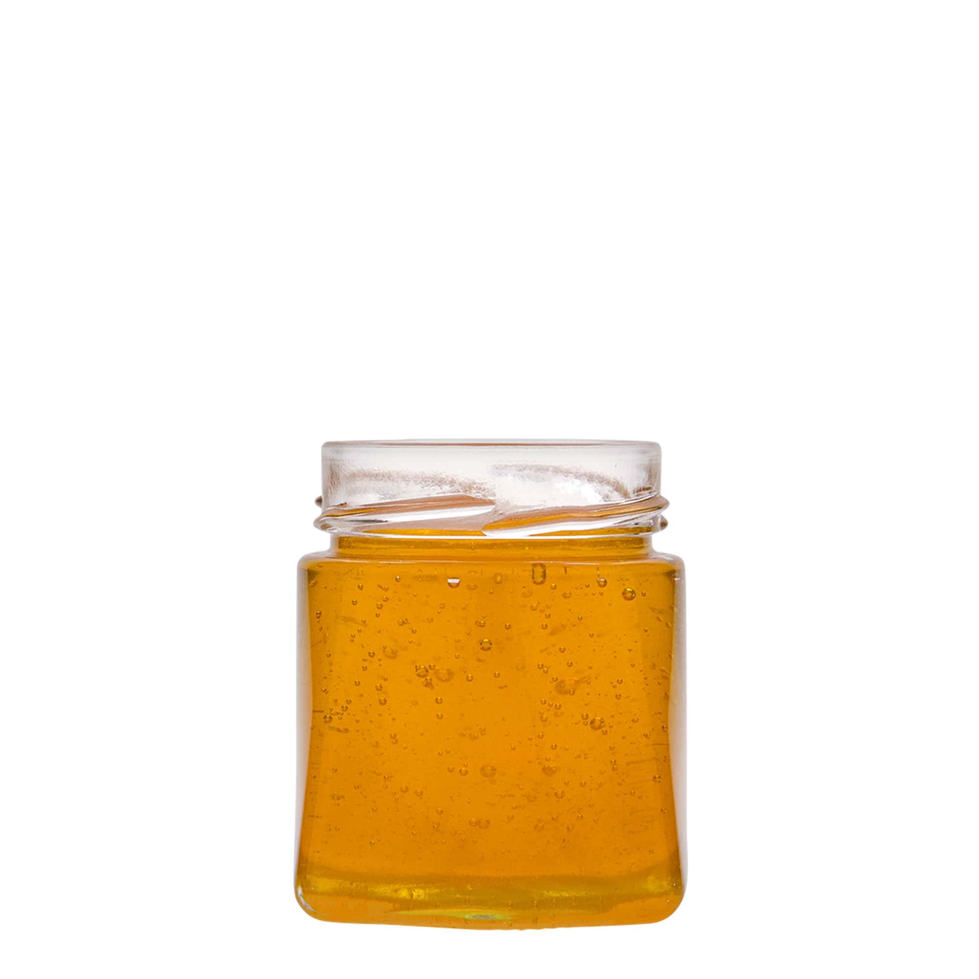 212 ml bocal carré 'Luxor', ouverture : Deept-Twist-Off (DTO 63)