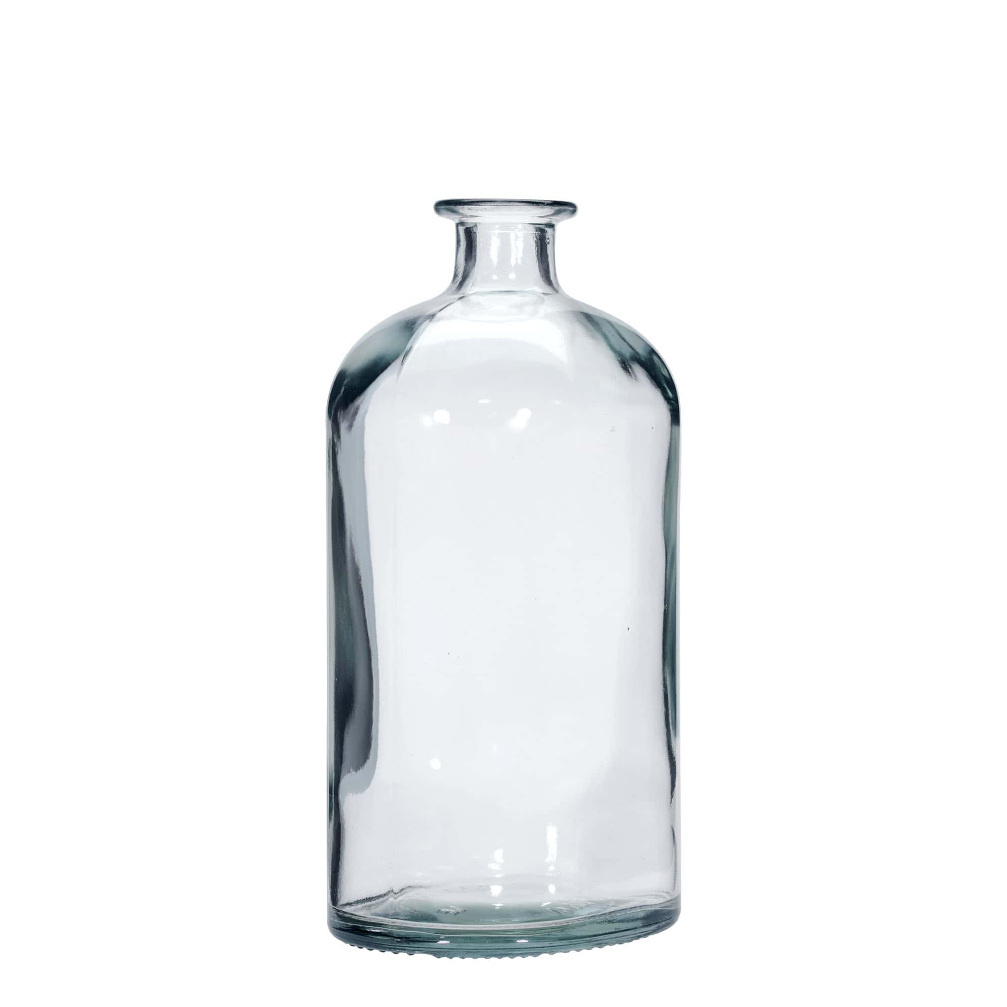 Bouteille en verre 1 000 ml « Dundee », ovale, ouverture : bouchon en liège