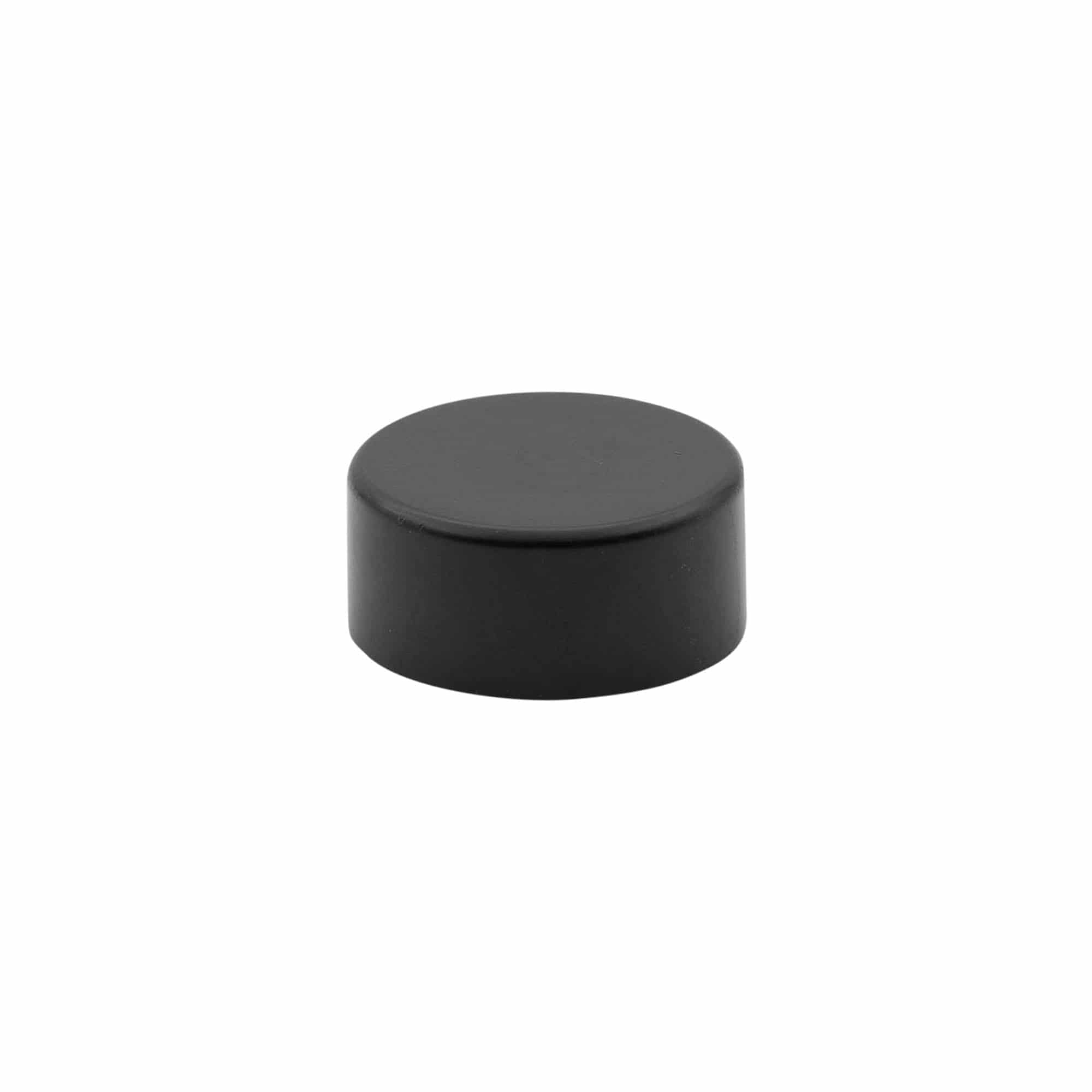 Bouchon à vis, plastique ABS, noir, pour embouchure : GPI 28/400