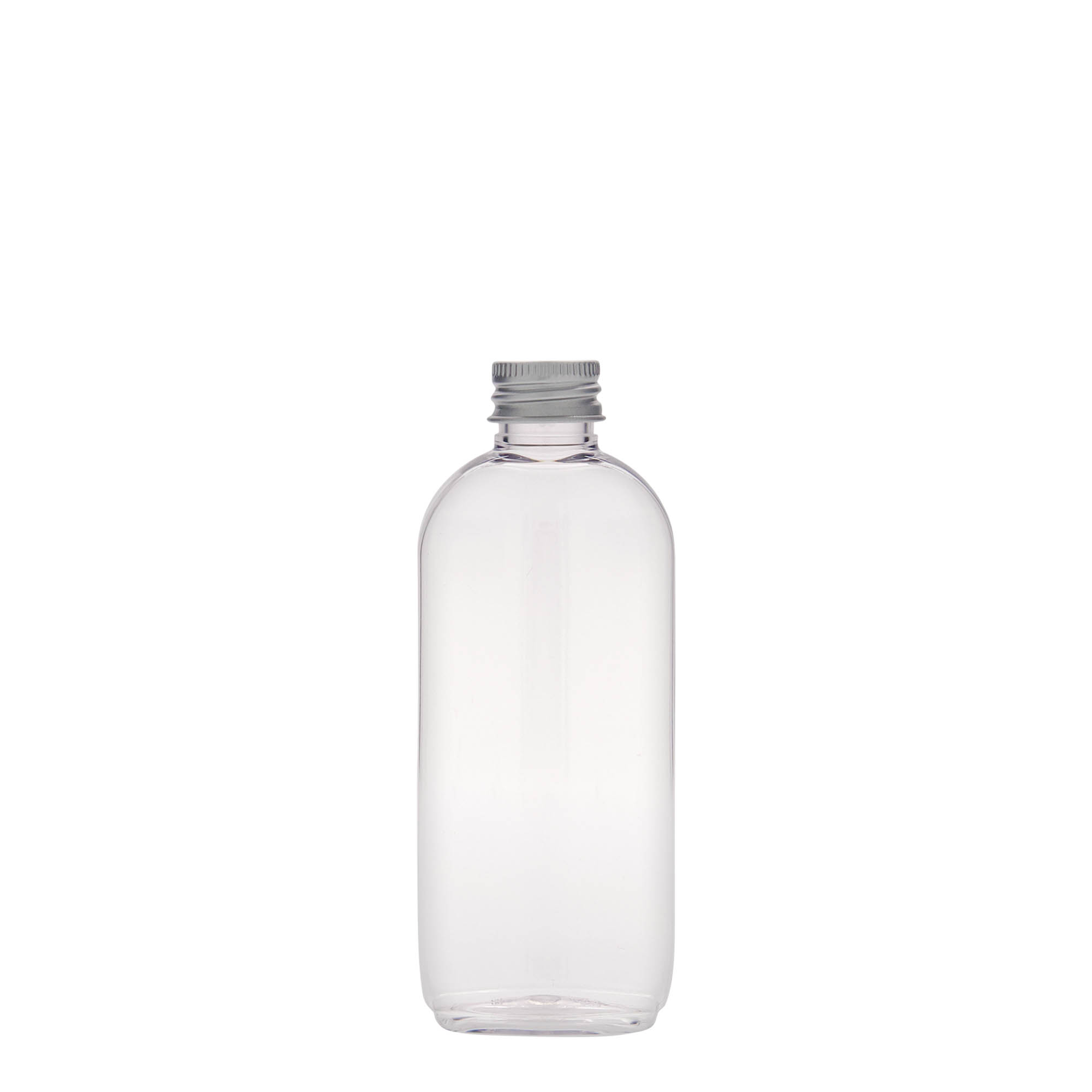 Flacon PET 100 ml « Iris », ovale, plastique, ouverture : 20/410