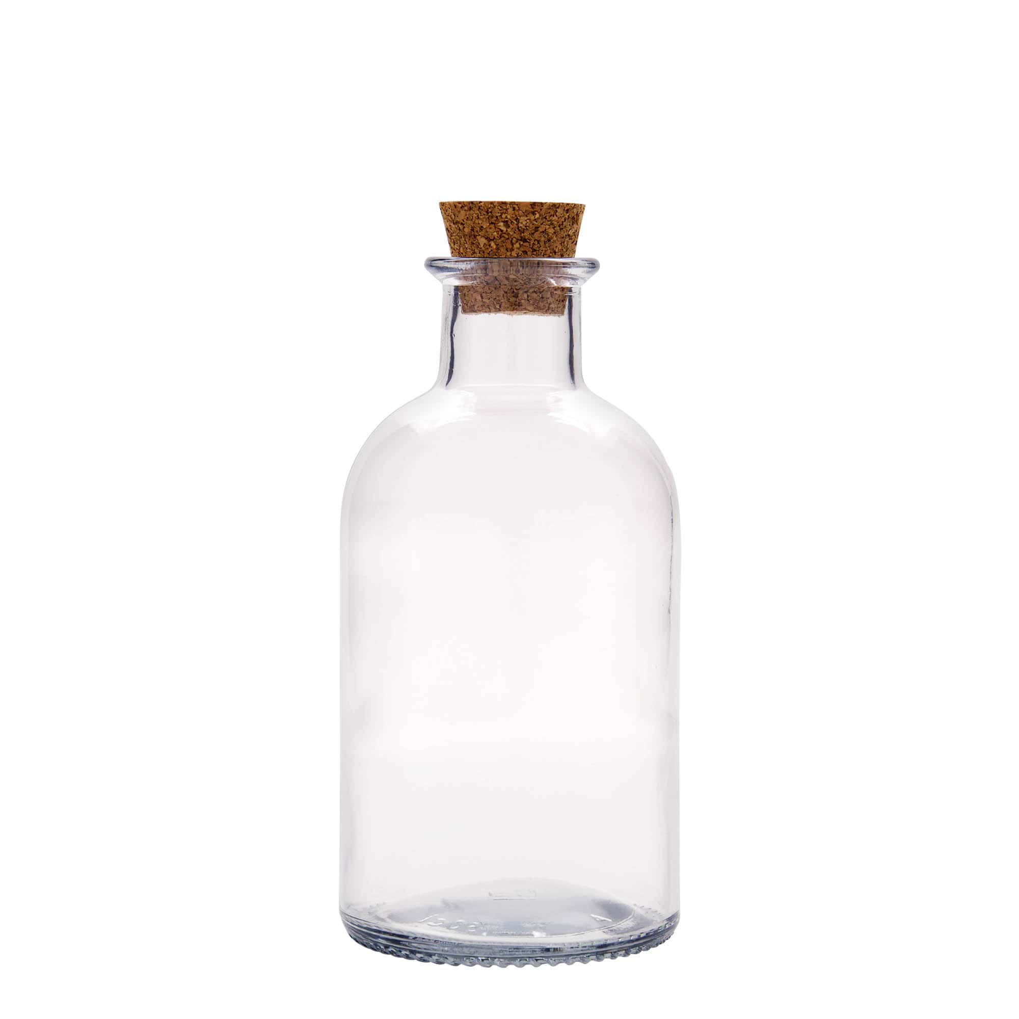 Bouteille en verre 500 ml Apothicaire « Italia », ouverture : liège
