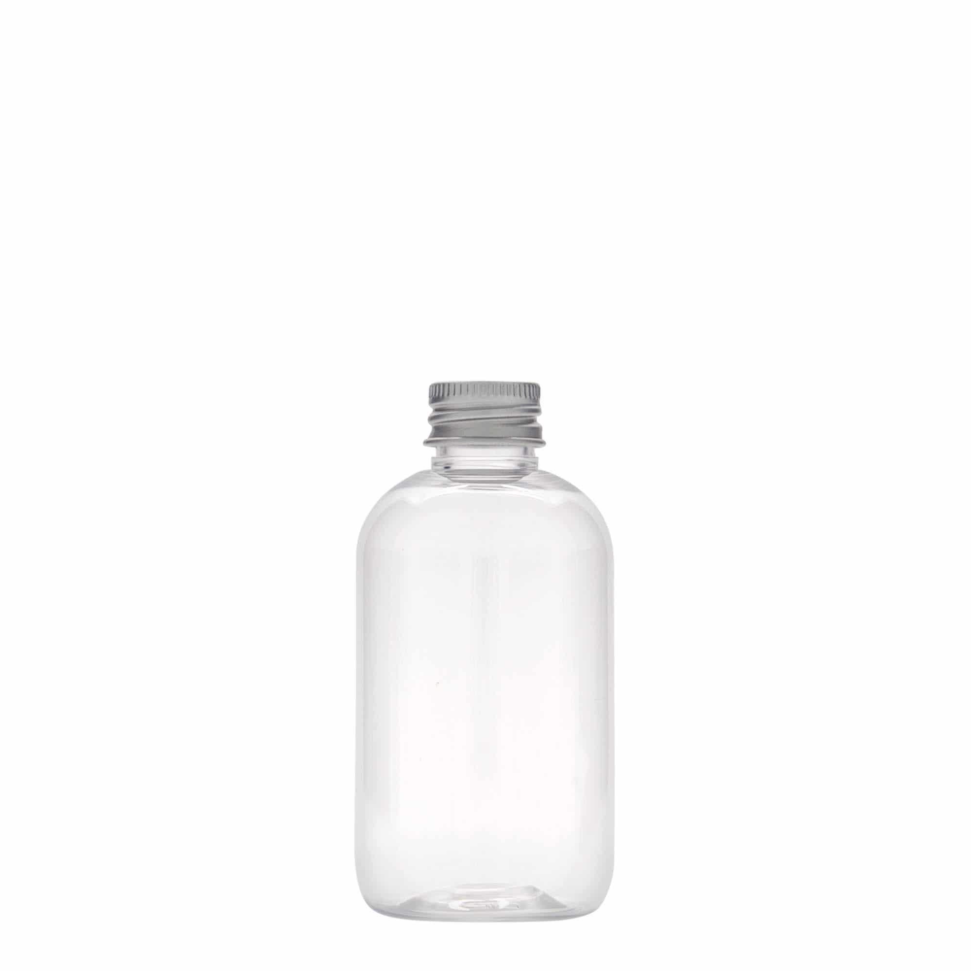 Bouteille en PET 100 ml 'Boston', plastique, bouchage: 20/410