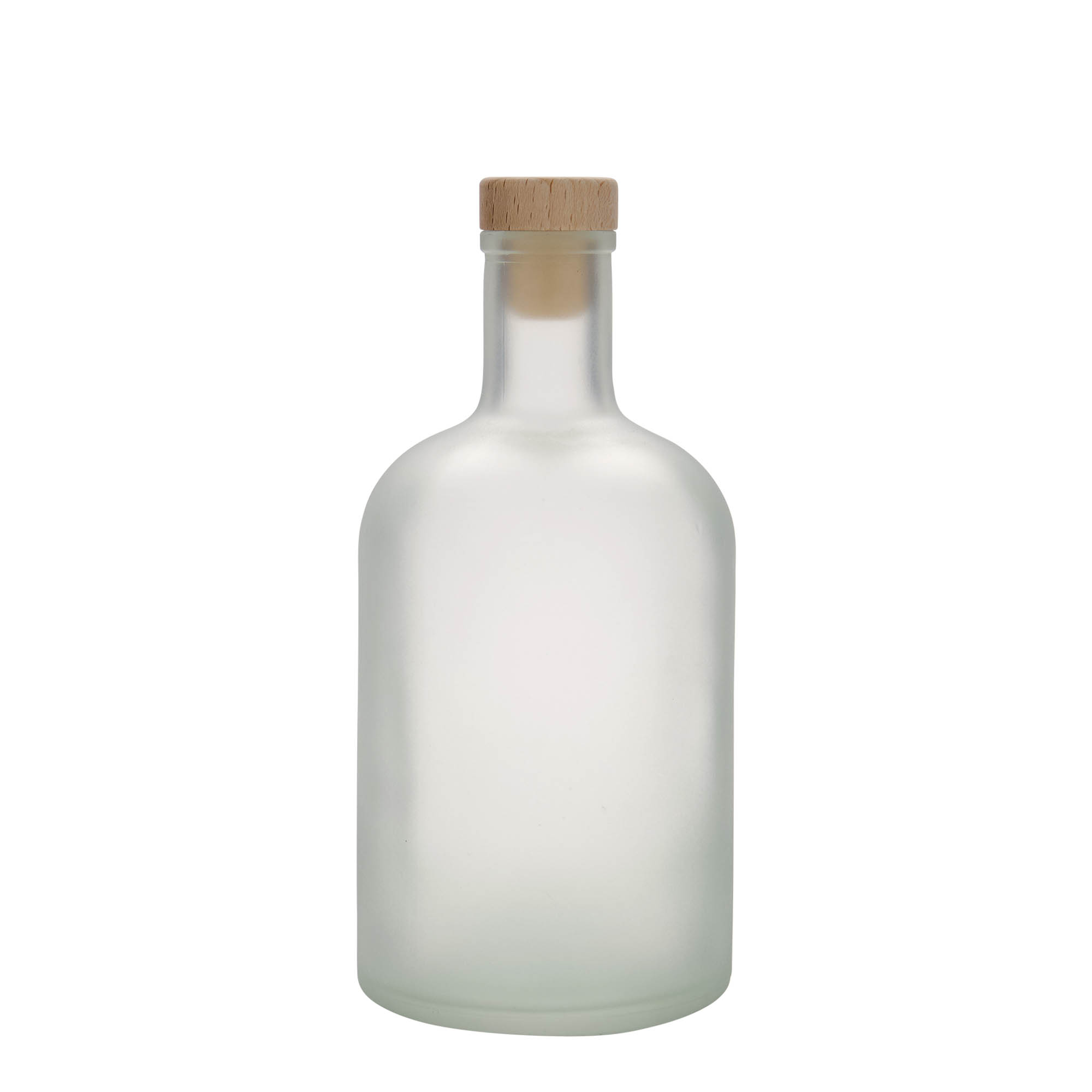 Bouteille en verre 700 ml 'Gerardino', givrée, ouverture : bouchon en liège Bouteille en verre 700 ml 'Gerardino', givrée, ouverture : bouchon en liège
