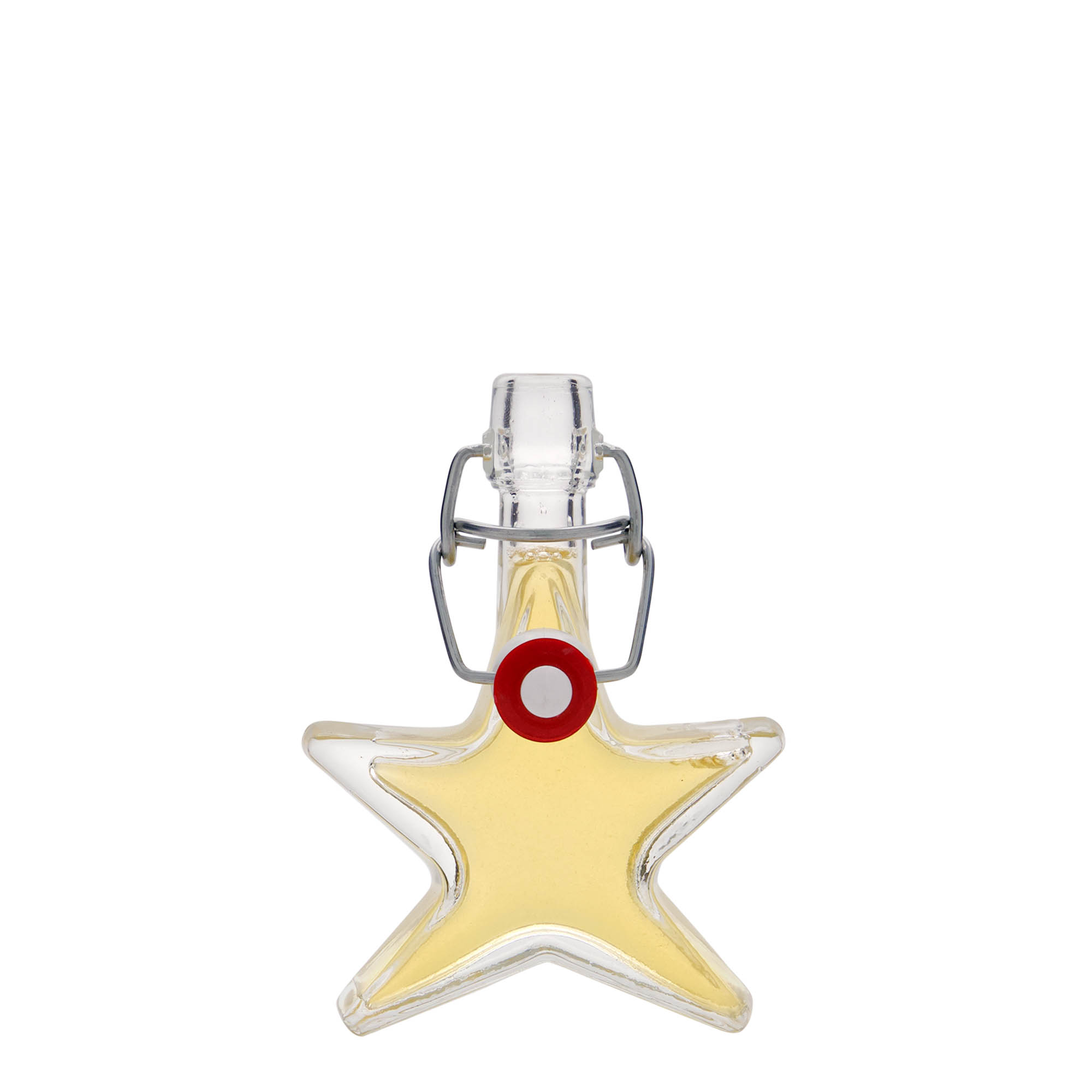 Flacon en verre de 40 ml « Étoile », ouverture : fermeture à bascule Flacon en verre de 40 ml « Étoile », ouverture : fermeture à bascule