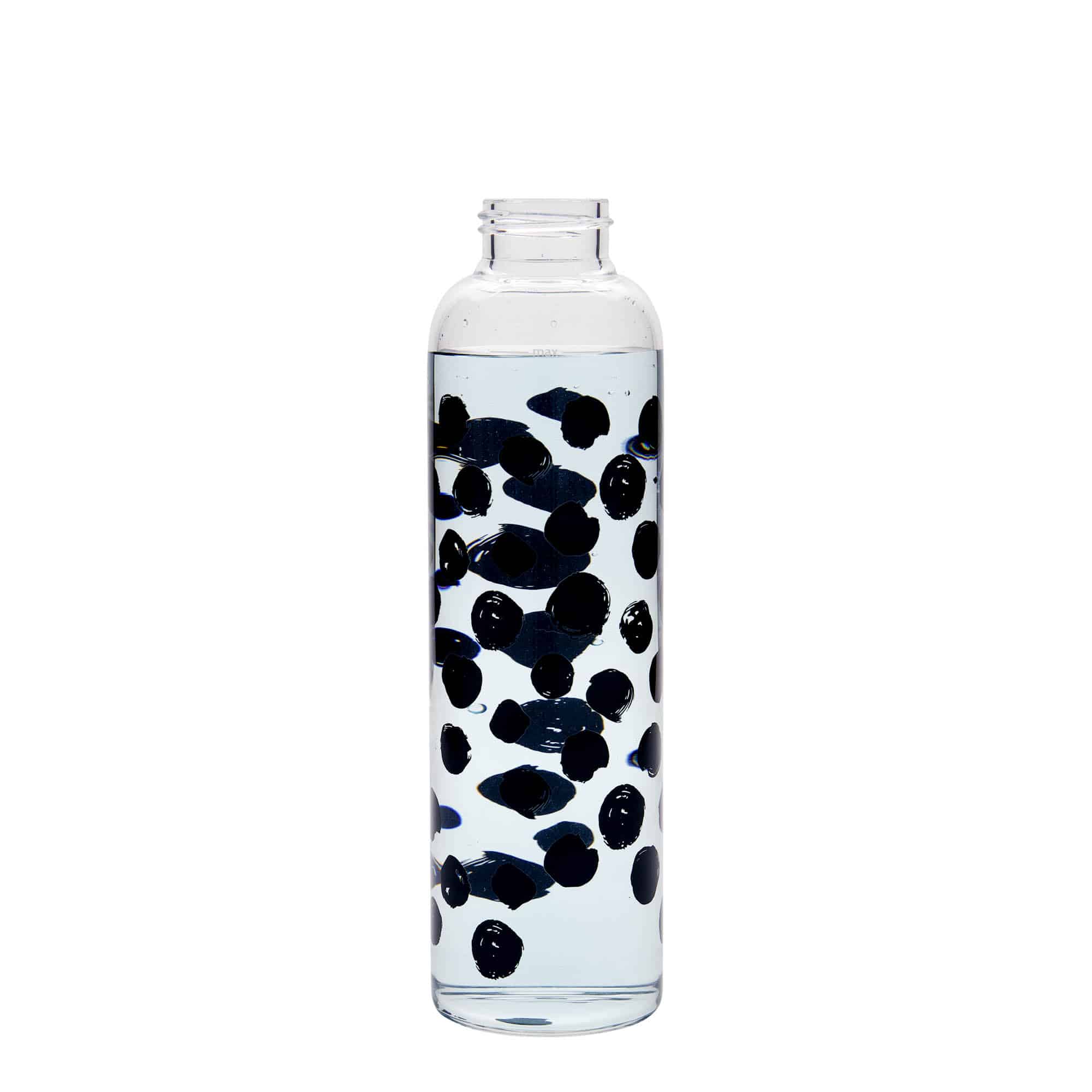 Bouteille d'eau 500 ml 'Perseus - Points noirs', ouverture : bouchon à vis