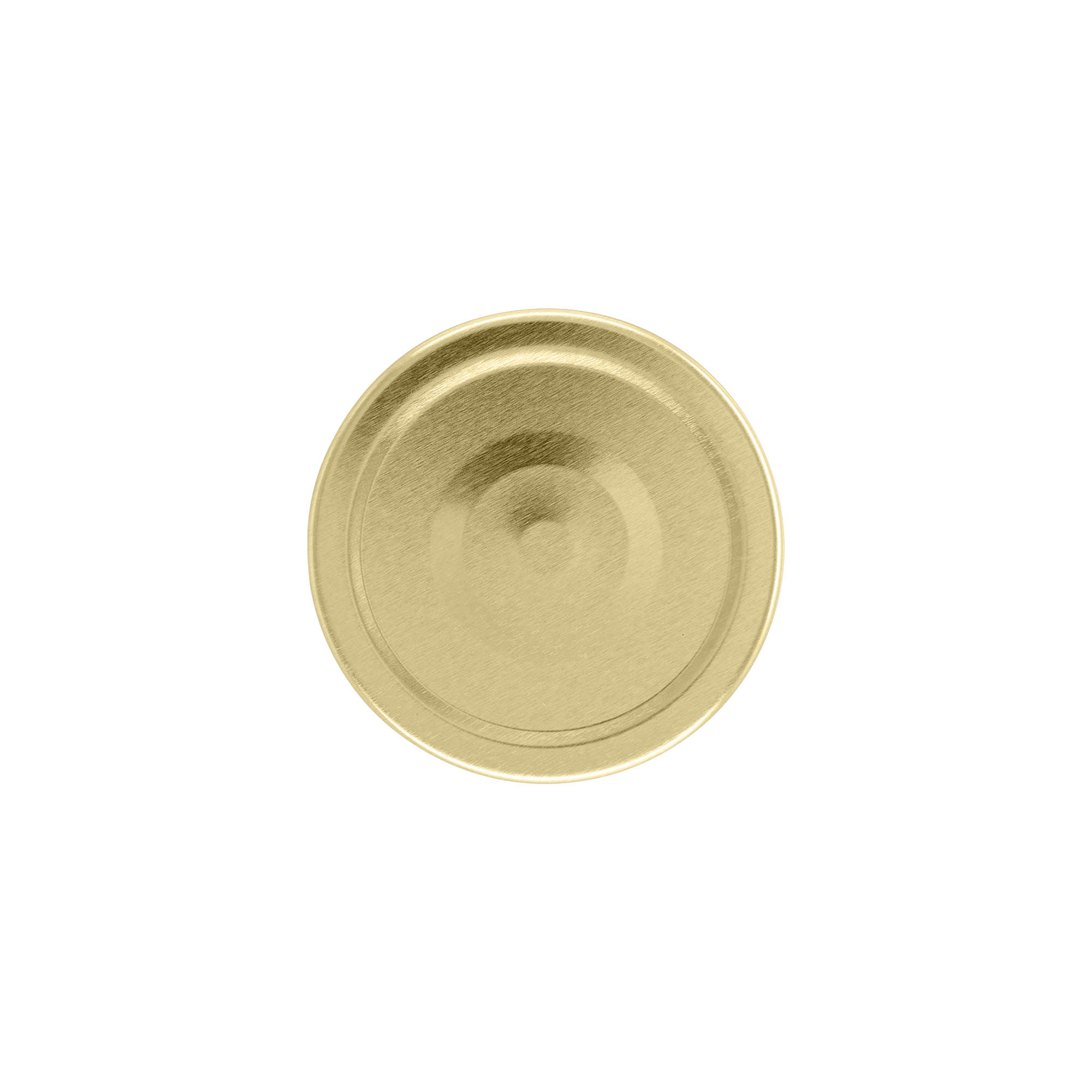Bouchon à visser Deep-Twist-Off, tôle blanche, doré, pour ouverture : Deep-TO 66