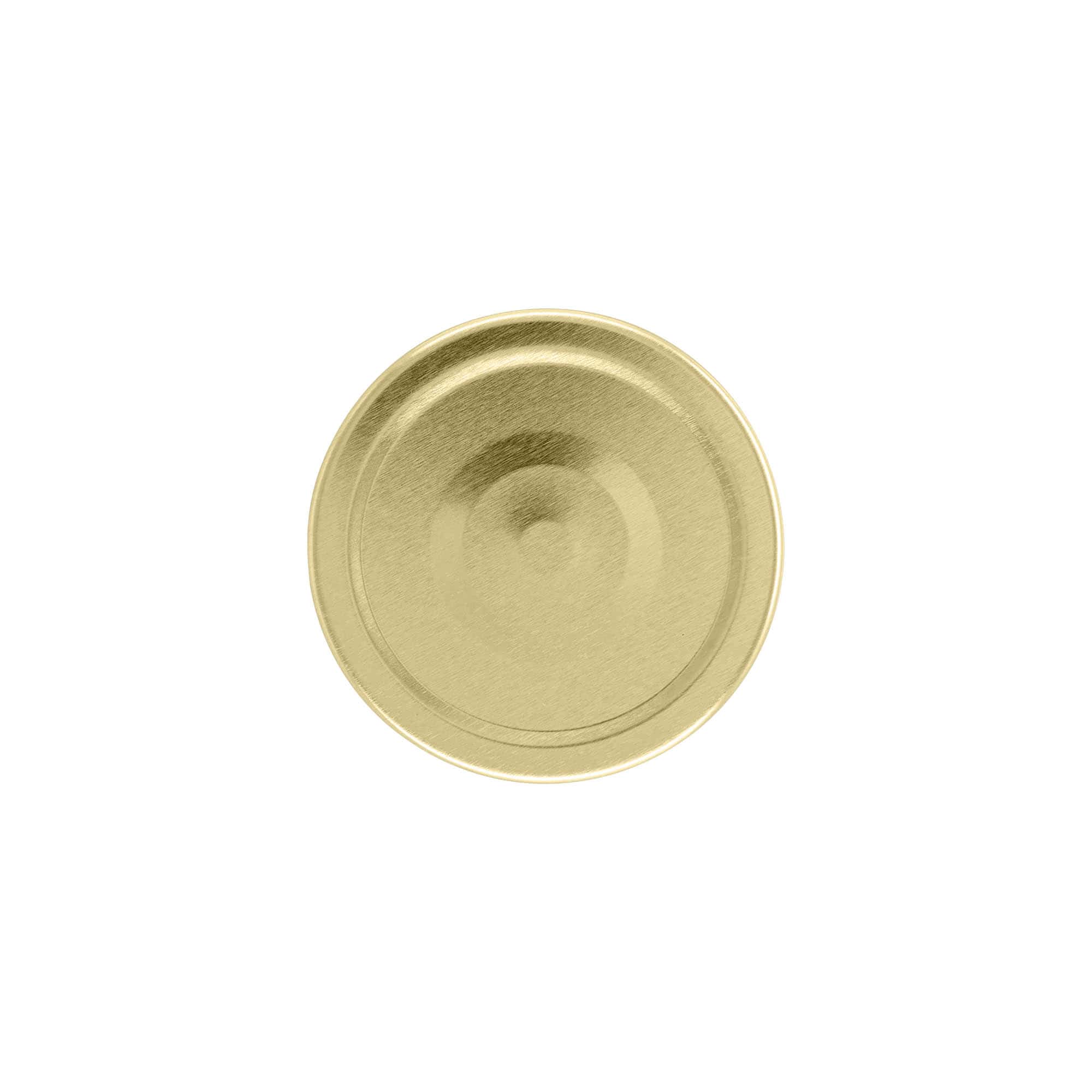 Bouchon à visser Deep-Twist-Off, tôle blanche, doré, pour ouverture : Deep-TO 66