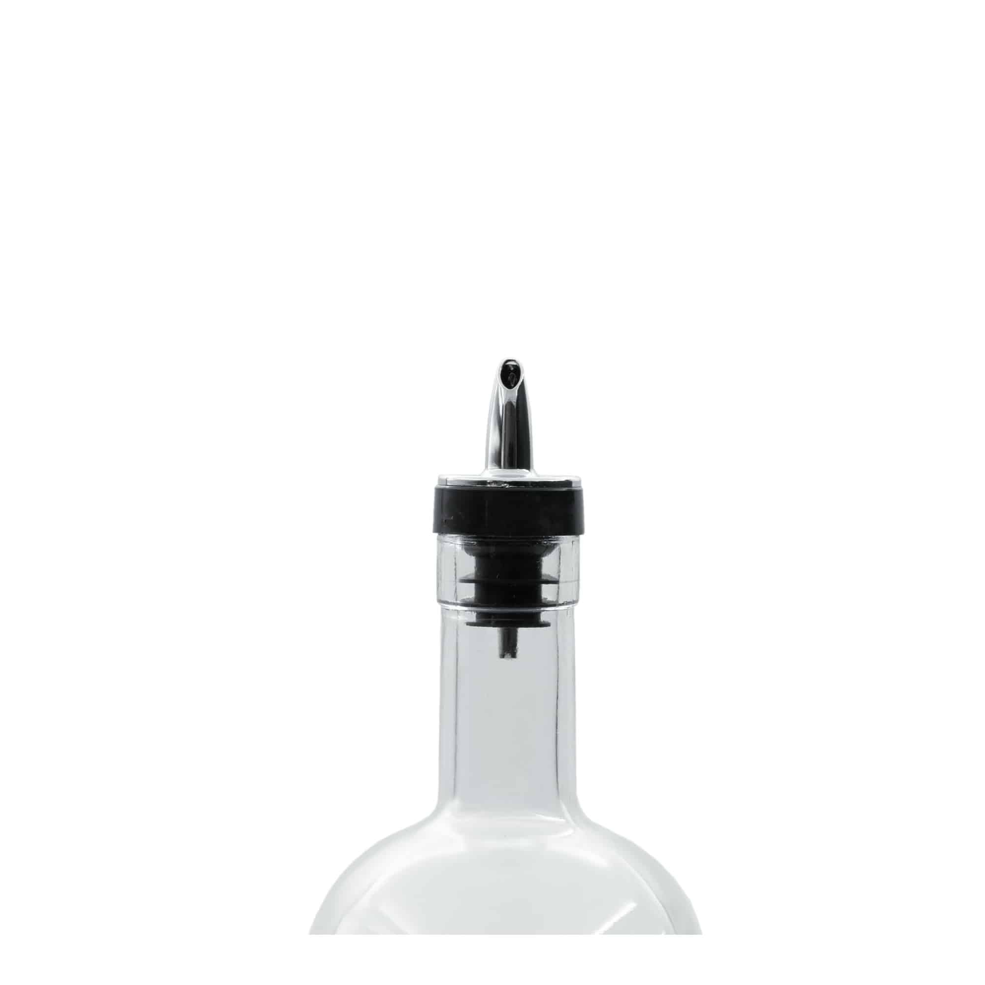 Jet pour bec verseur, plastique PE, argenté