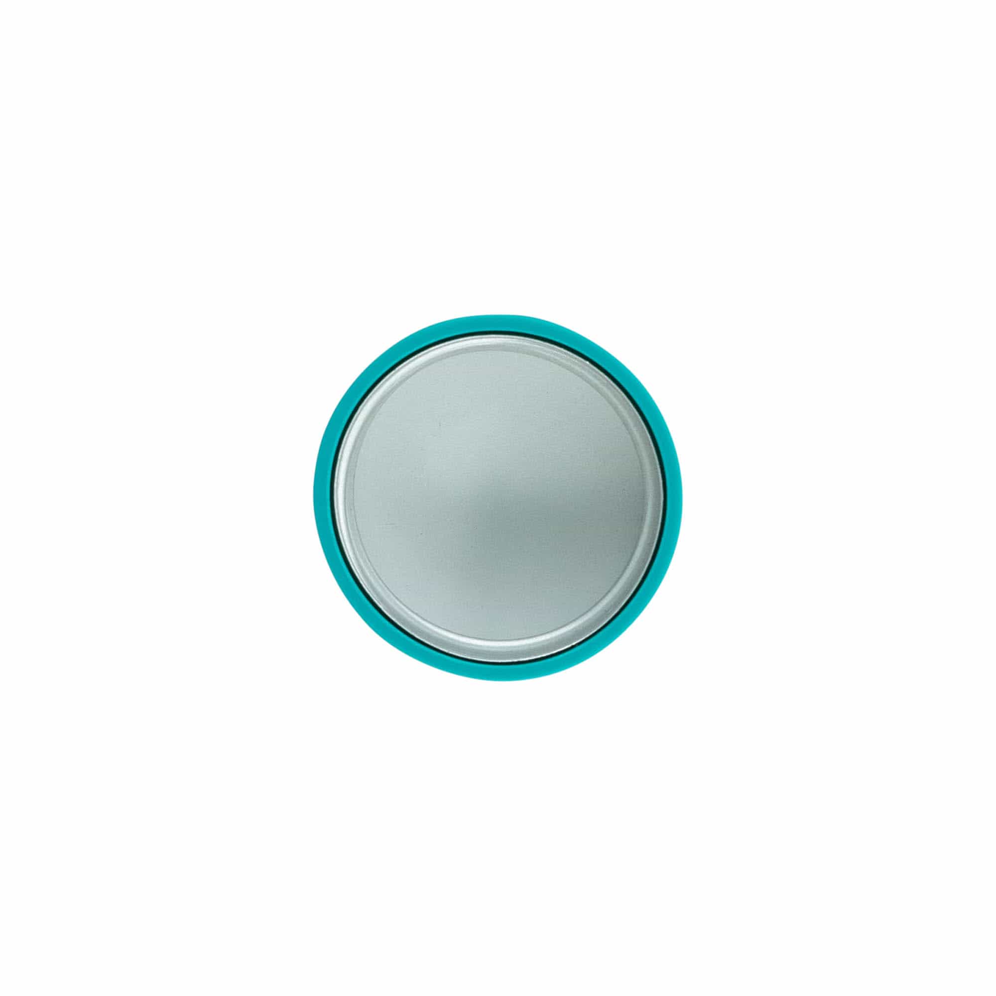Bouchon à vis, plastique ABS, turquoise, pour ouverture : GPI 28/400