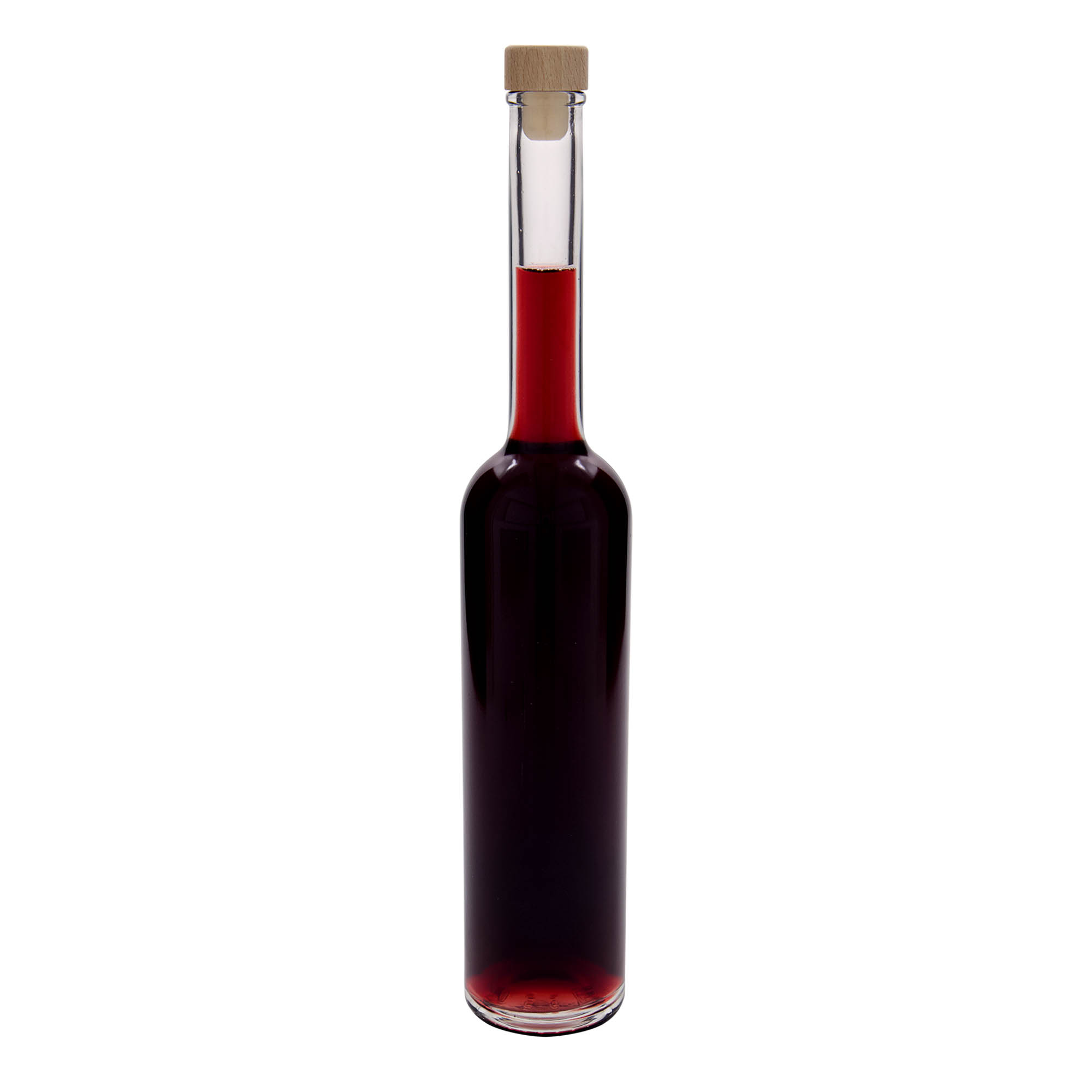 Bouteille en verre 500 ml 'Platina', ouverture : bouchon en liège