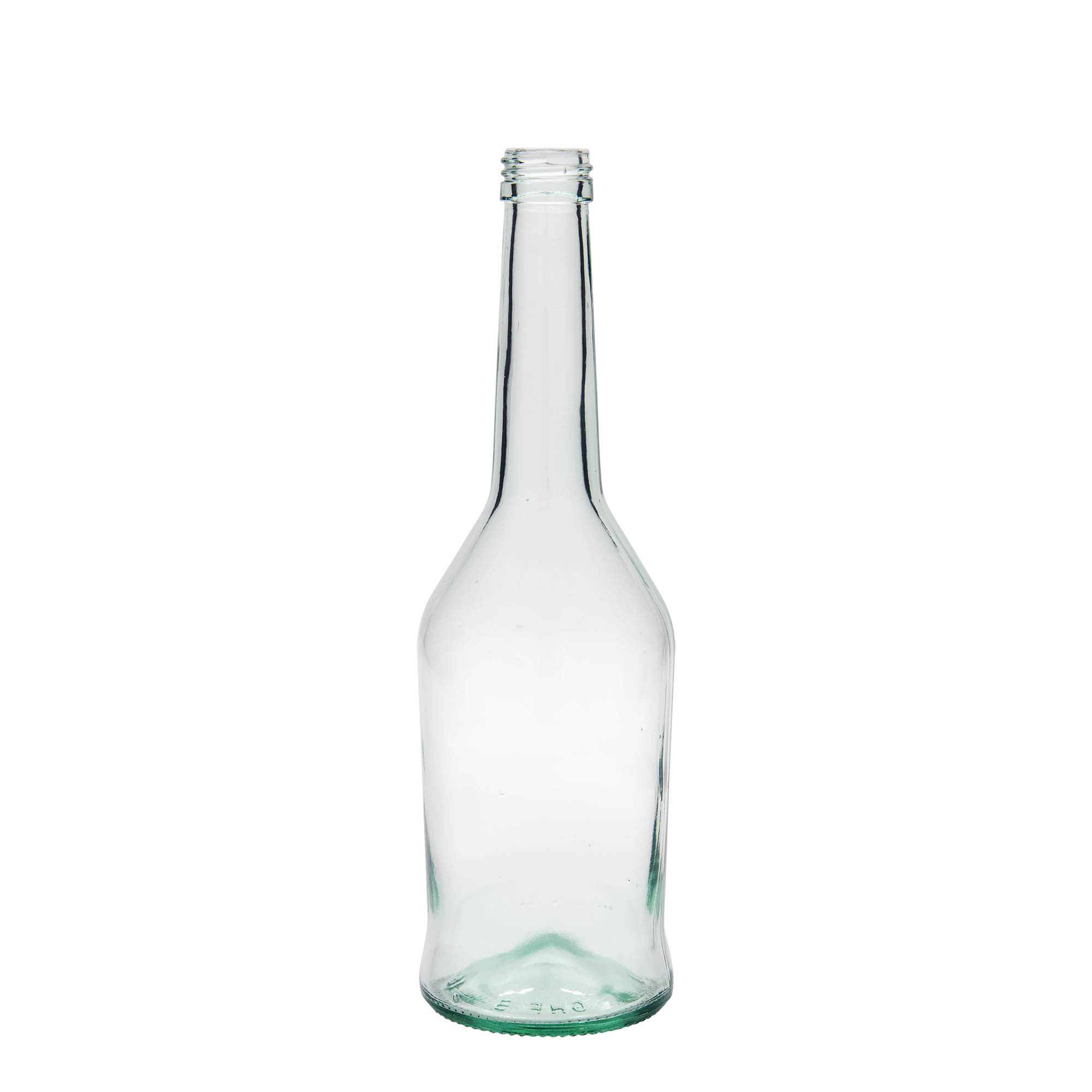 Bouteille en verre de 500 ml pour spiritueux, ouverture : PP 28