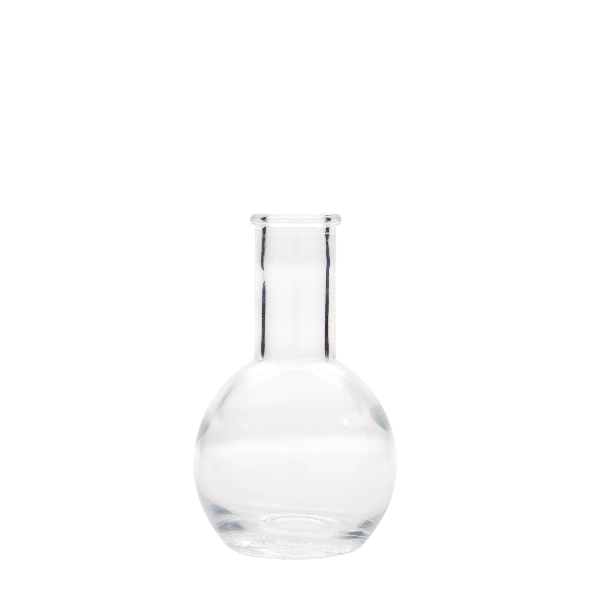 Flacon en verre de 100 ml « Tulipano », ouverture : bouchon en liège Flacon en verre de 100 ml « Tulipano », ouverture : bouchon en liège