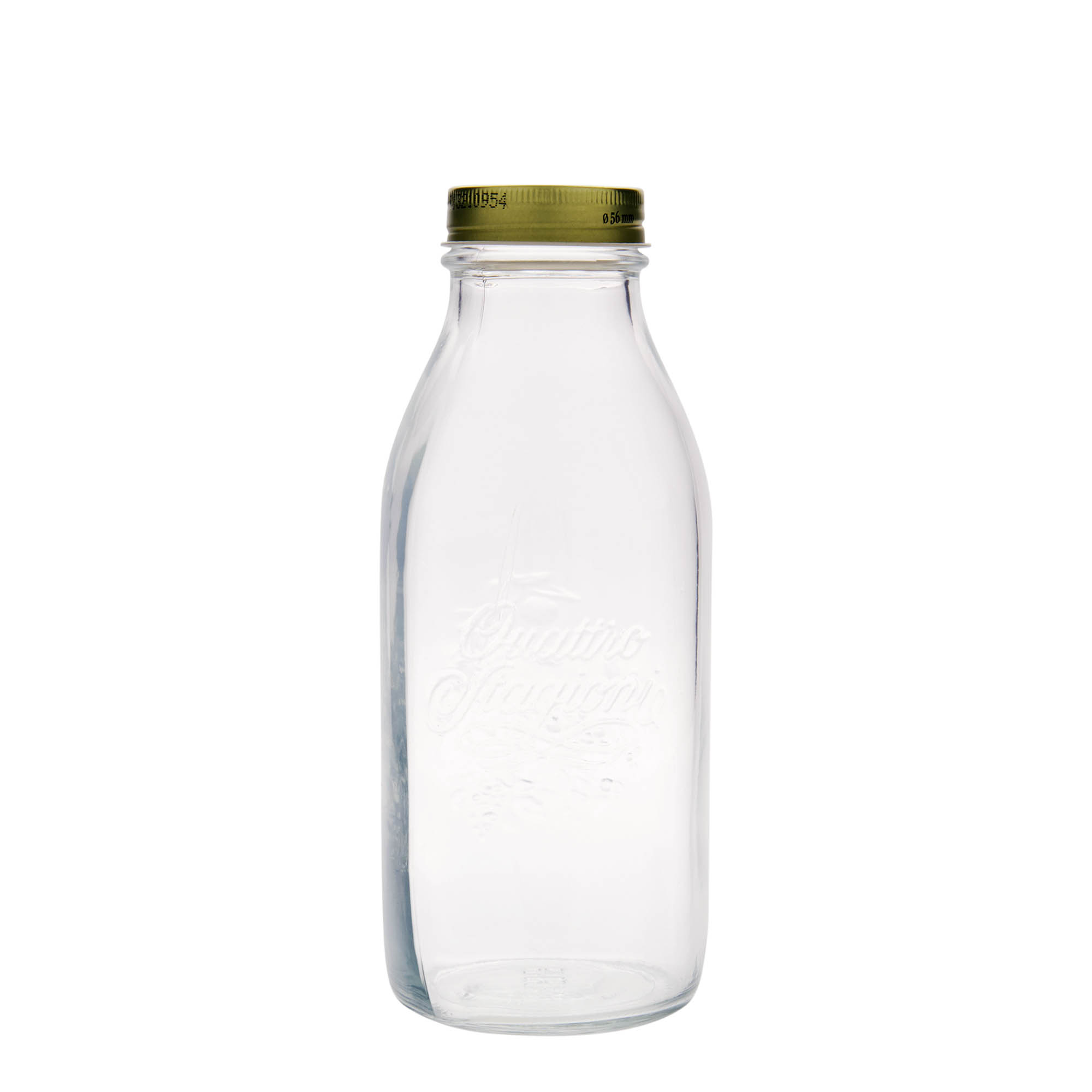 Bouteille en verre 1.000 ml « Quattro Stagioni », ouverture : bouchon à vis