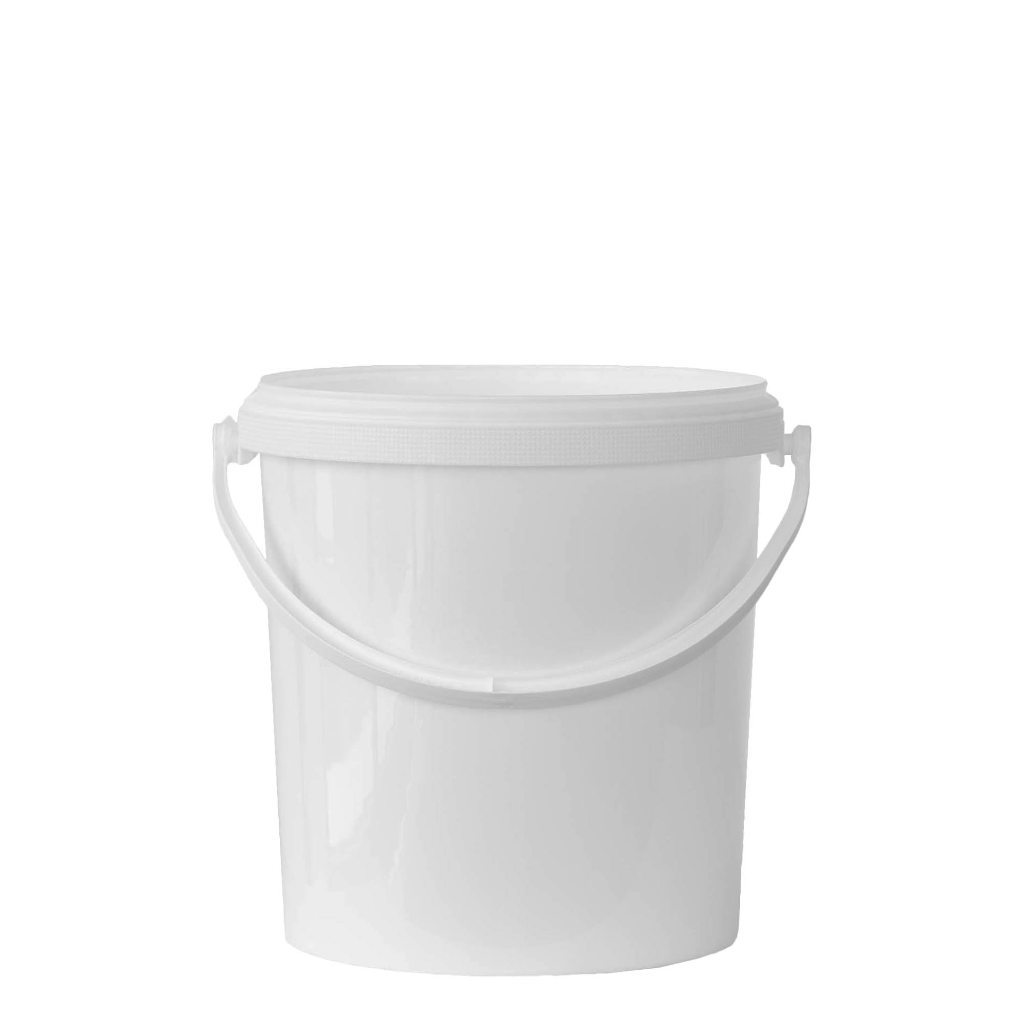 Seau de 6 l, plastique PP, blanc Seau de 6 l, plastique PP, blanc