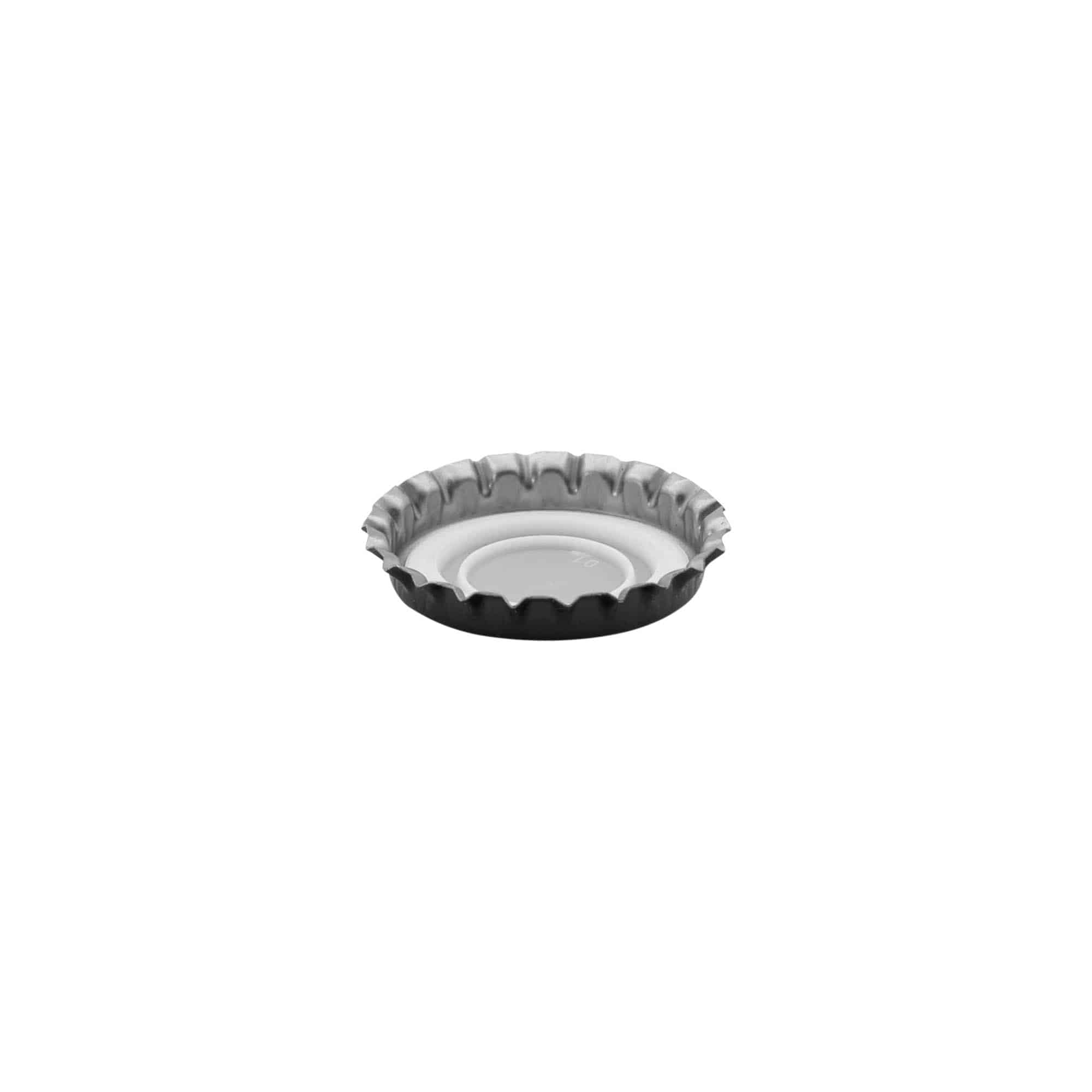Capsule à couronne 29 mm, métal, noir