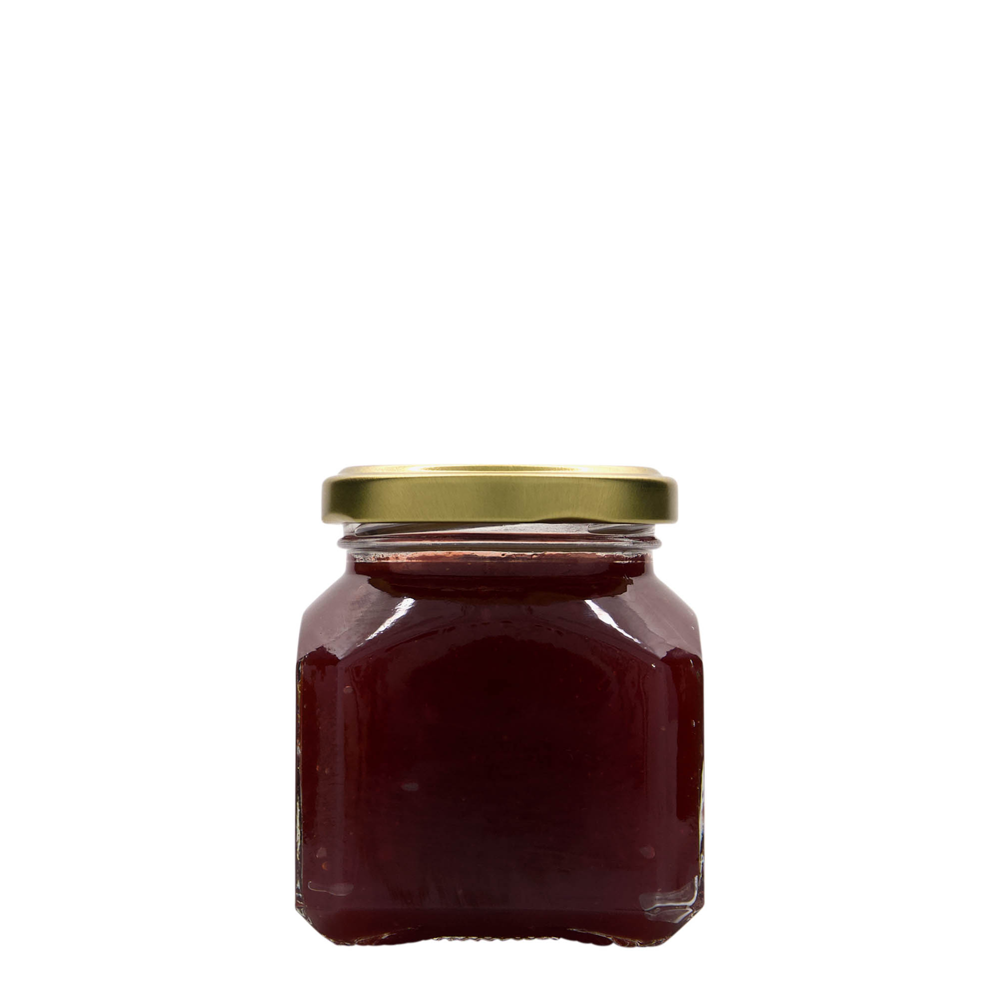 212 ml bocal carré « Milan », ouverture : Twist-Off (TO 58)