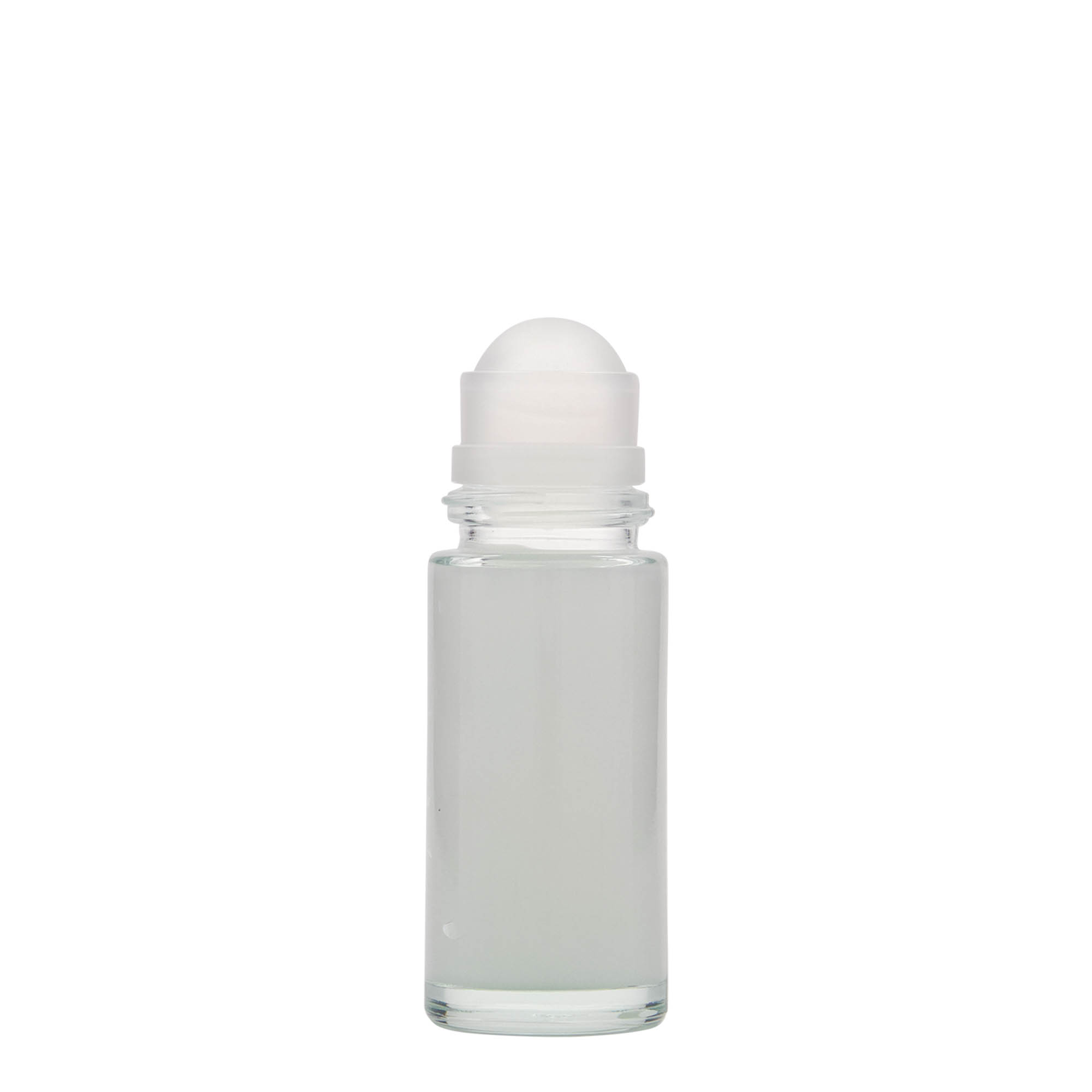 Flacon roll-on de 50 ml, verre, ouverture : bouchon à vis Flacon roll-on de 50 ml, verre, ouverture : bouchon à vis