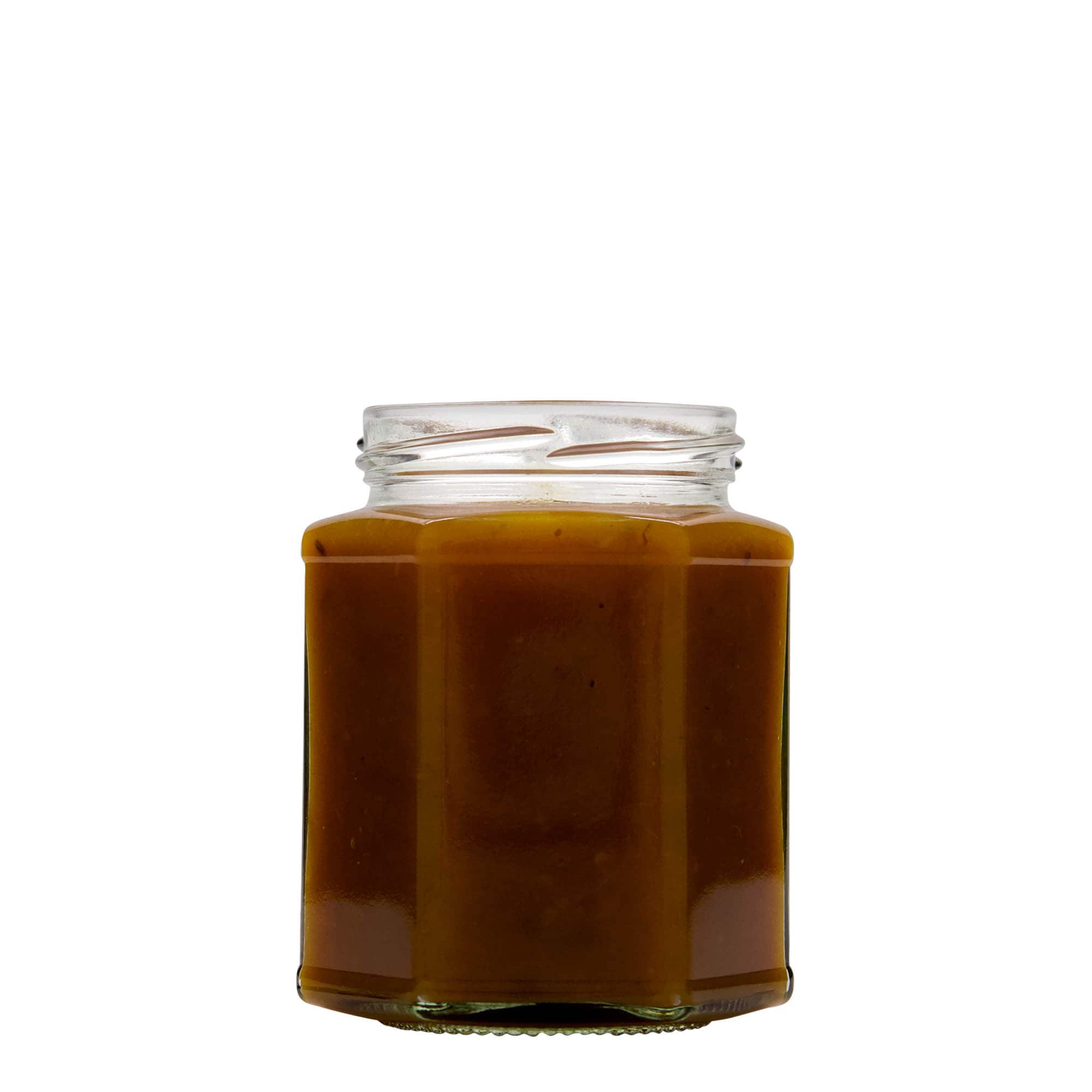 324 ml verre hexagonal, ouverture : Twist-Off (TO 66) 324 ml verre hexagonal, ouverture : Twist-Off (TO 66)