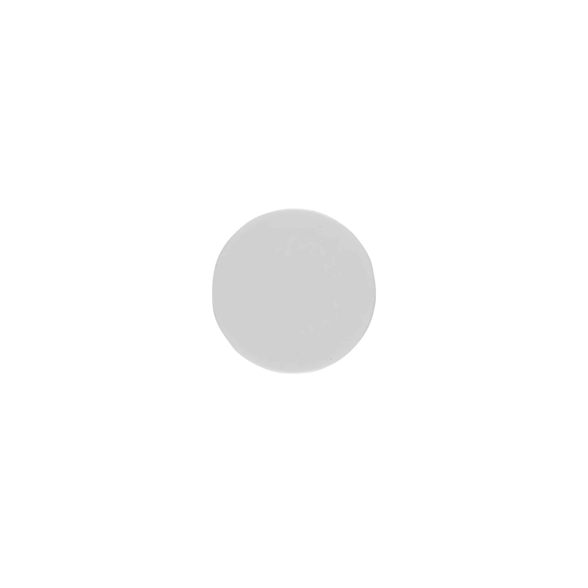 Couvertures pour 50 ml 'Bianca', plastique PP, blanc