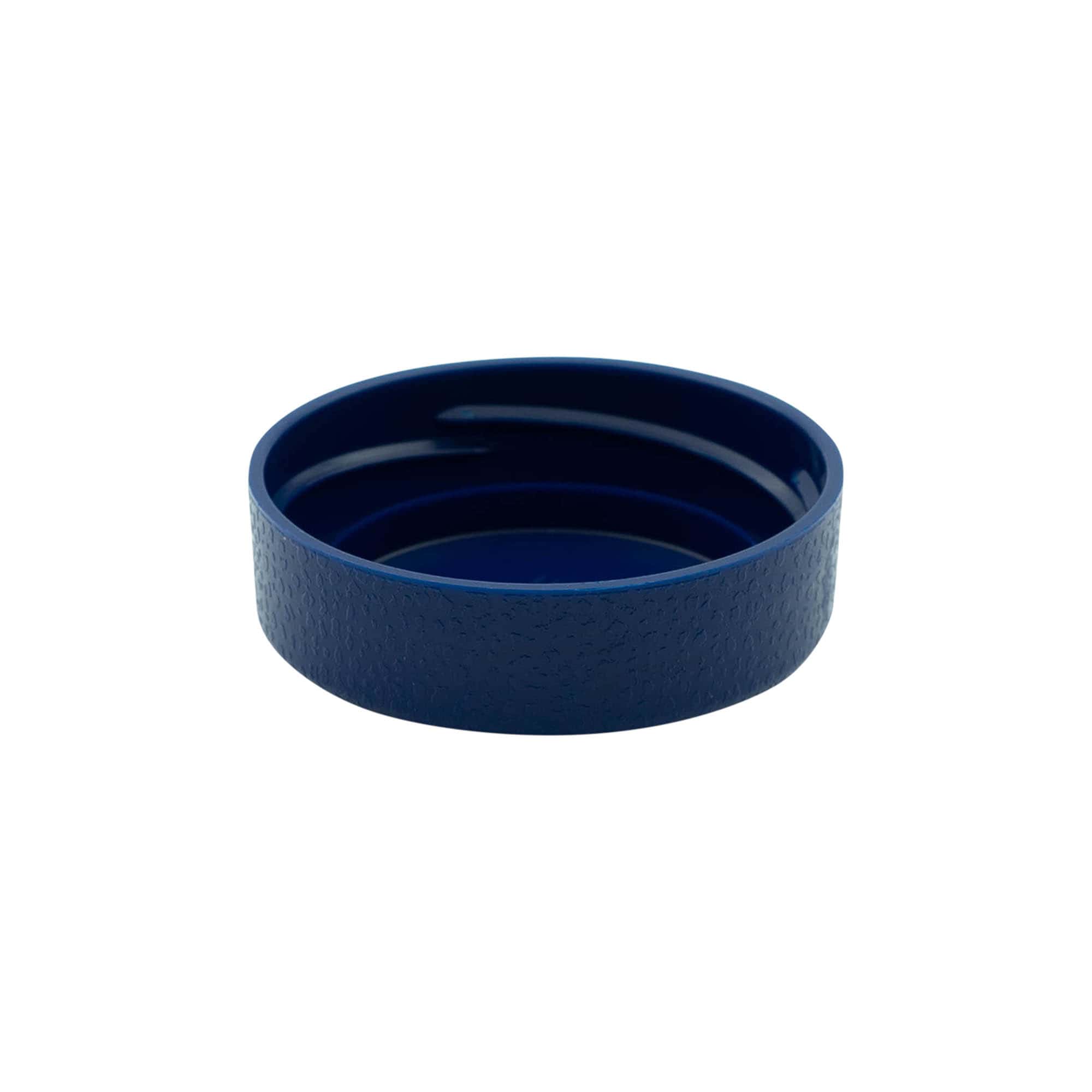 Bouchon à vis Kavodrink, plastique PP, bleu foncé