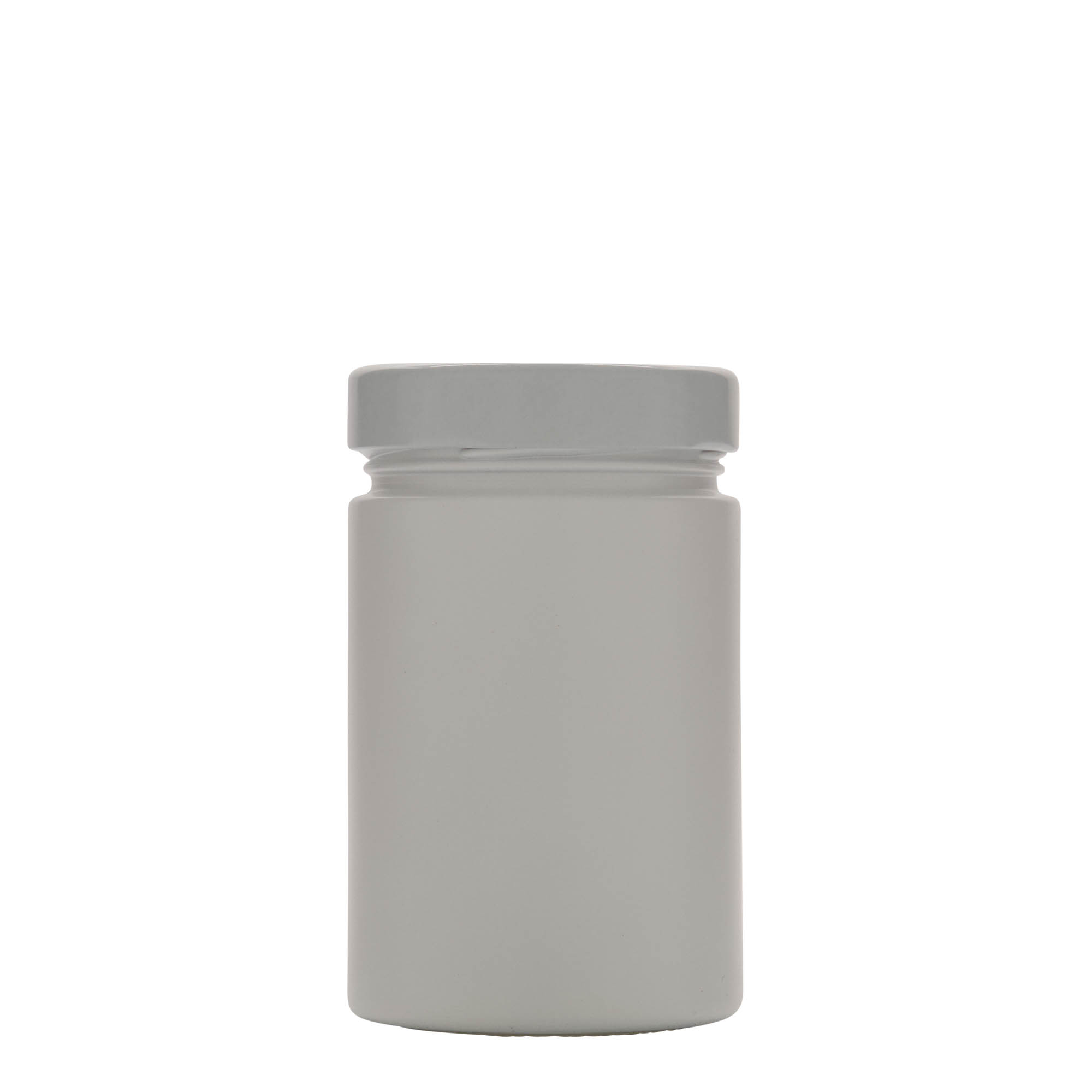 Verre rond 327 ml 'Aurora', blanc, ouverture : Deep-Twist-Off (DTO 66)