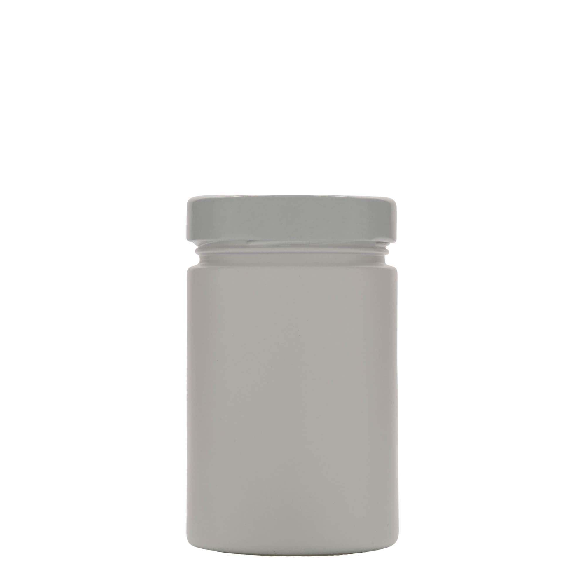Verre rond 327 ml 'Aurora', blanc, ouverture : Deep-Twist-Off (DTO 66)