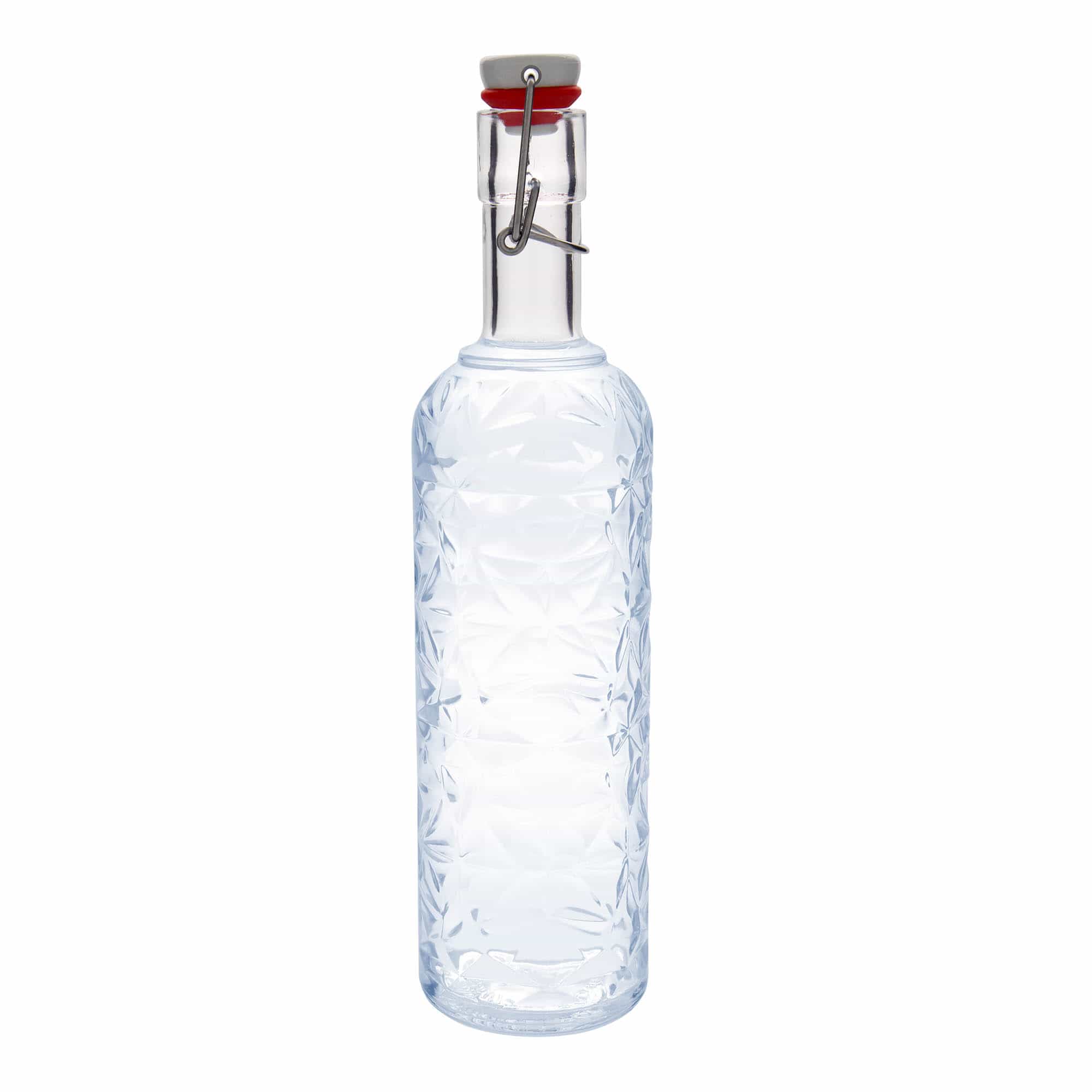 Bouteille en verre 1 000 ml « Oriente », ouverture : bouchon à levier