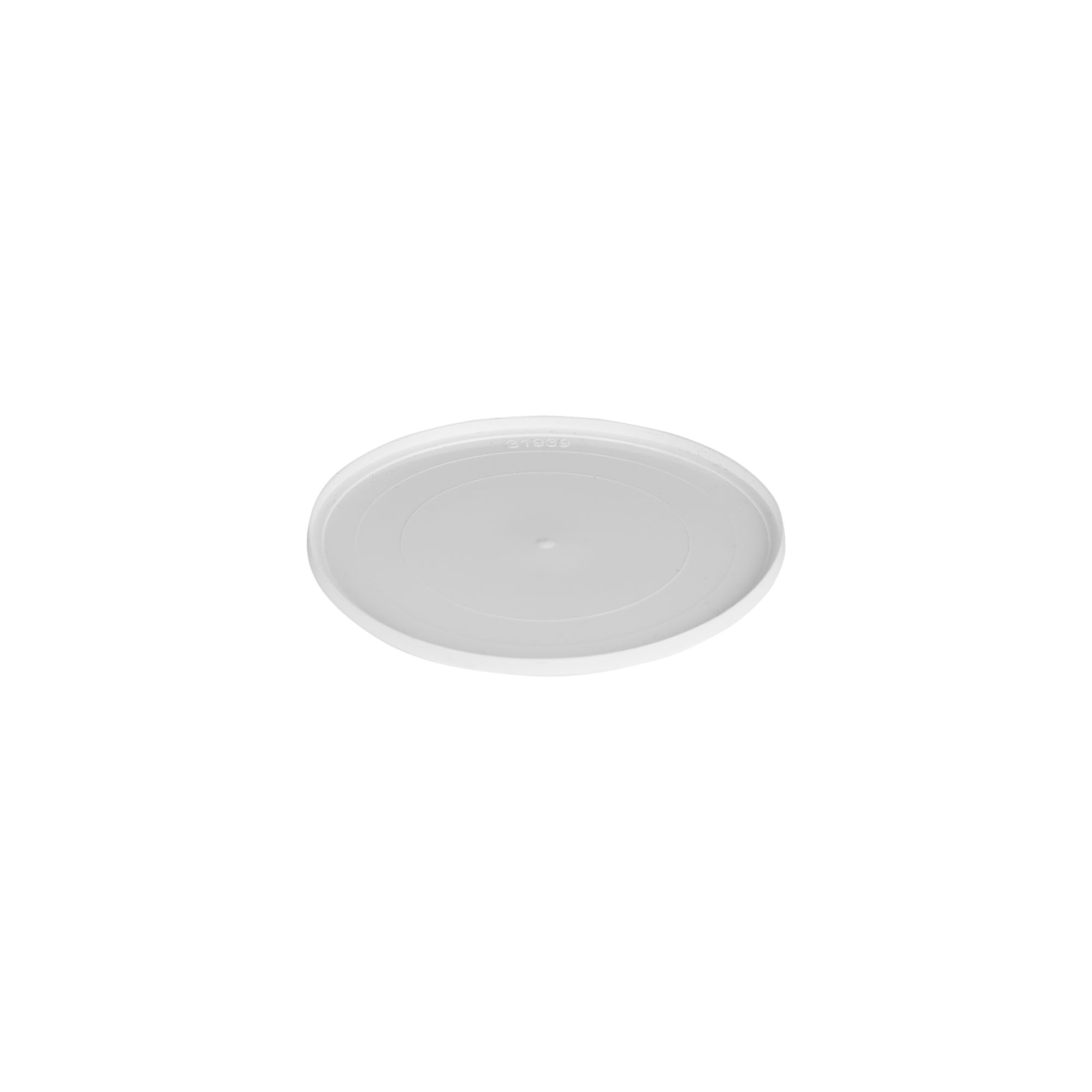 Disque de couverture pour 150 ml 'Bianca', plastique PP, blanc Disque de couverture pour 150 ml 'Bianca', plastique PP, blanc
