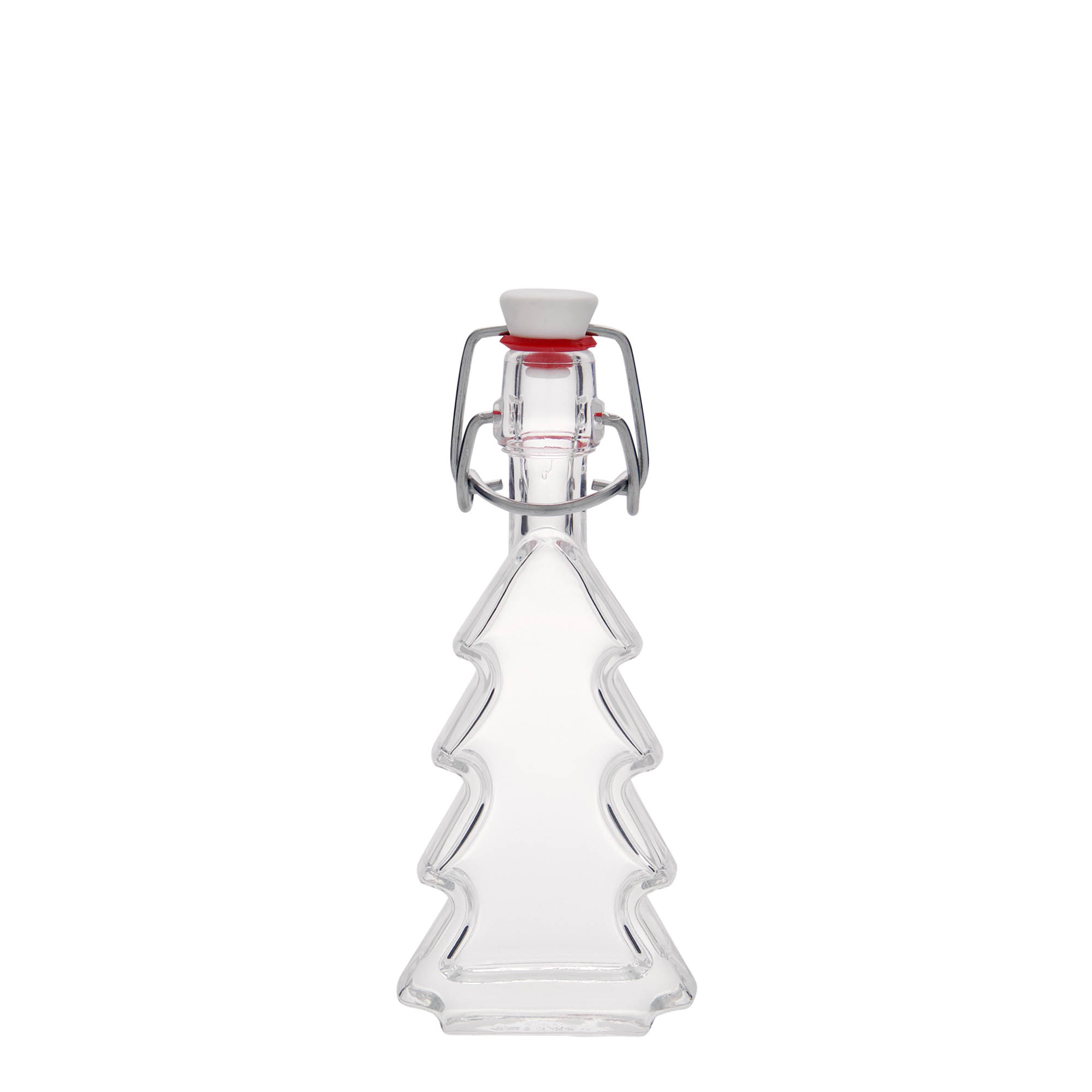 Flacon en verre de 40 ml « Sapin », ouverture : fermeture à levier Flacon en verre de 40 ml « Sapin », ouverture : fermeture à levier