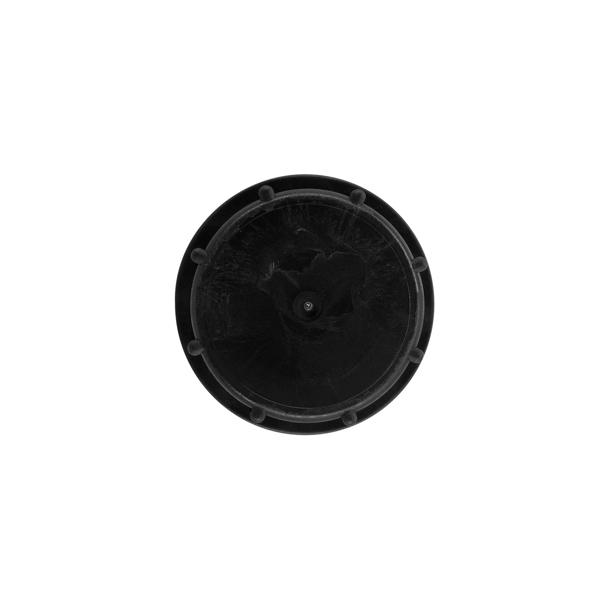 Bouchon à vis, plastique PP, noir, pour ouverture : ND55