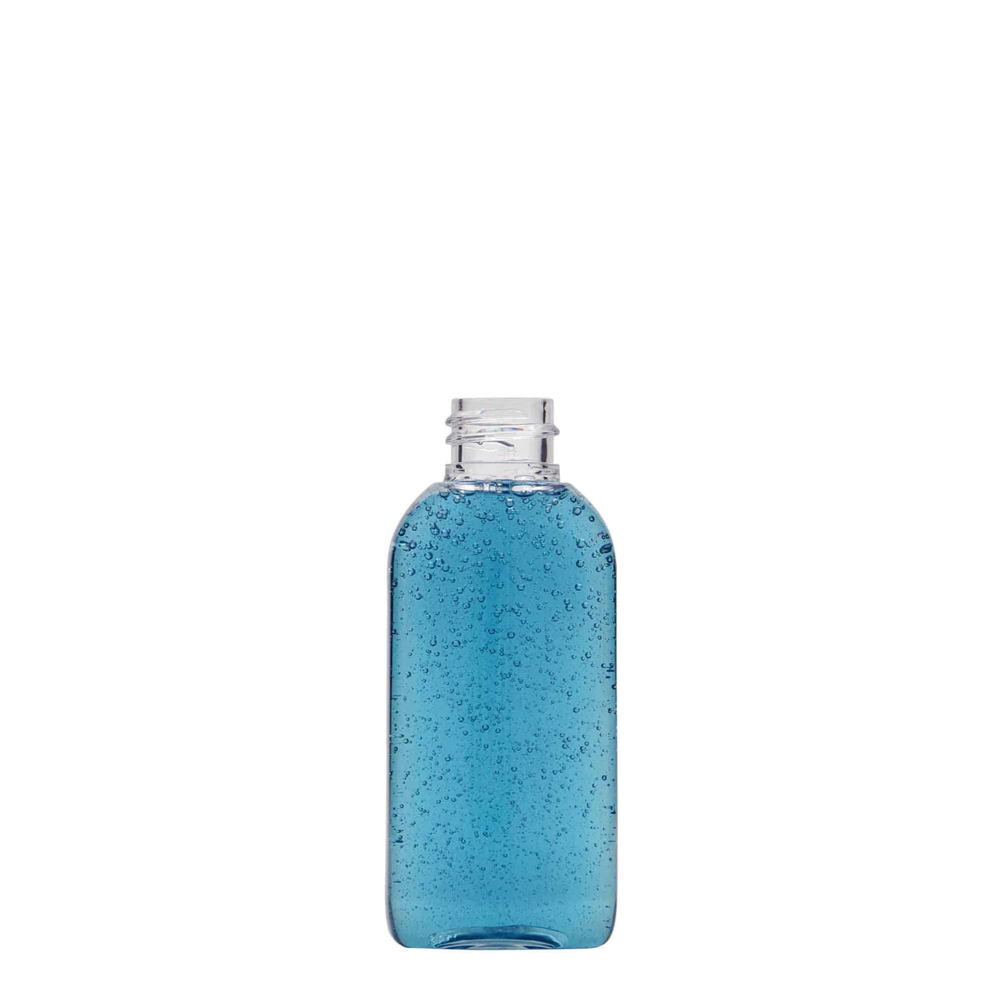 Flacon PET 50 ml « Iris », ovale, plastique, ouverture : 20/410