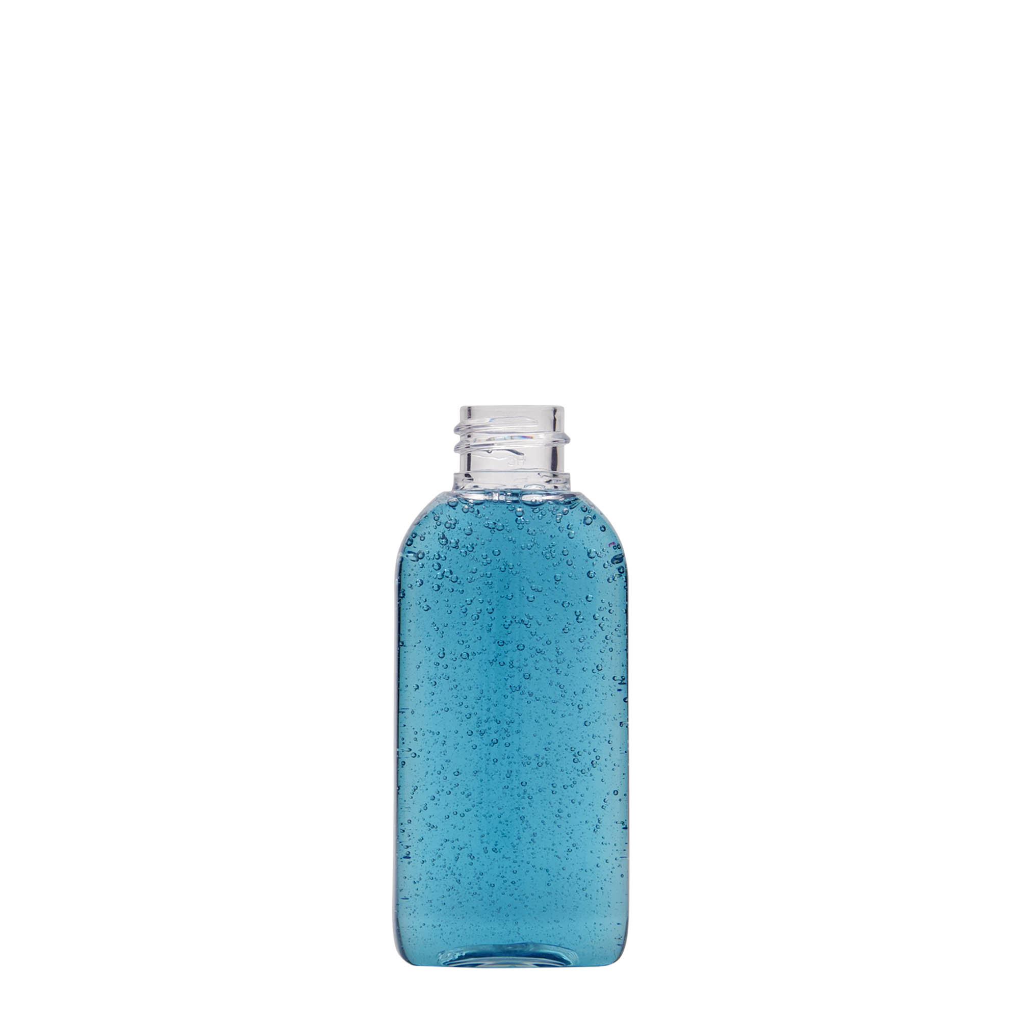 Flacon PET 50 ml « Iris », ovale, plastique, ouverture : 20/410