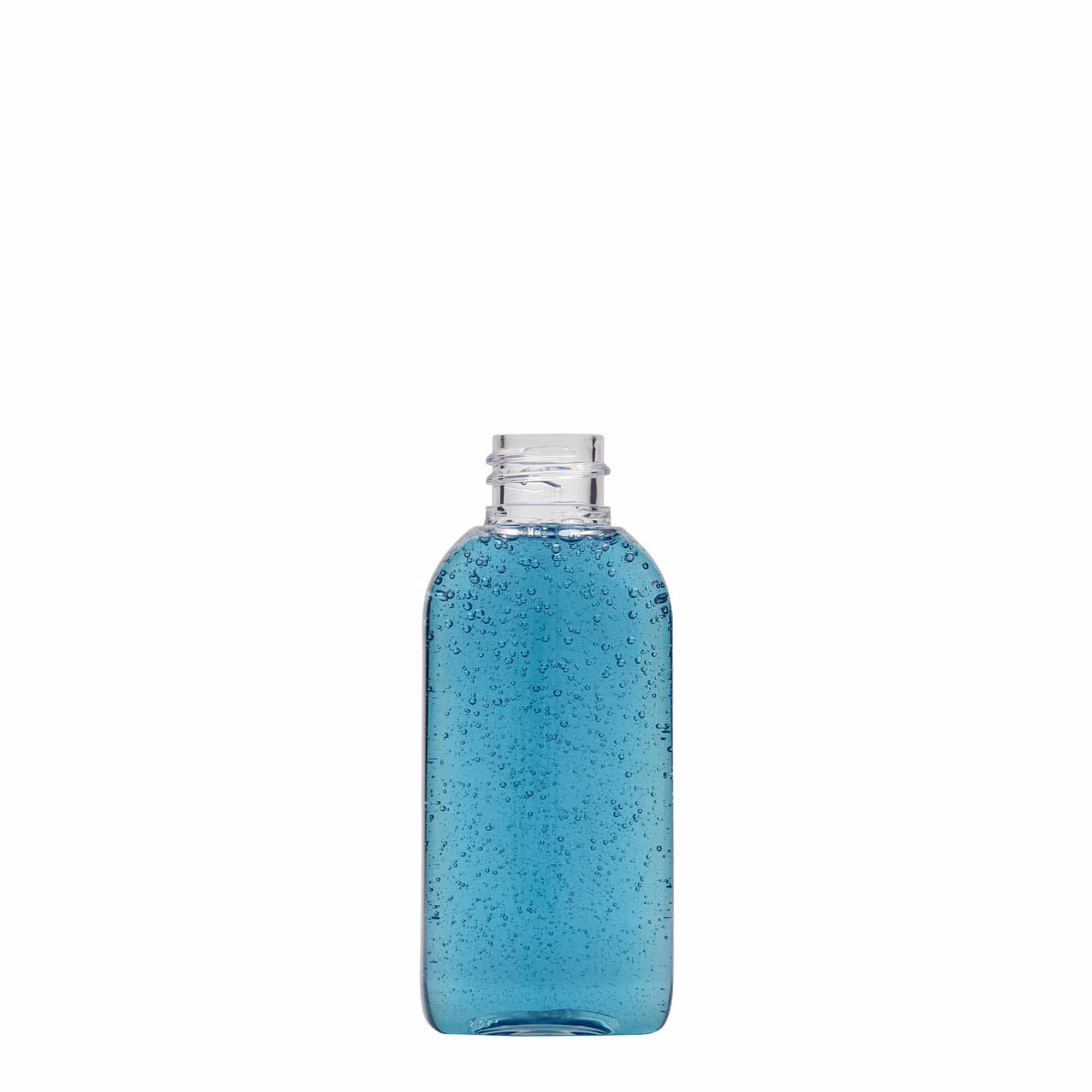 Flacon PET 50 ml « Iris », ovale, plastique, ouverture : 20/410
