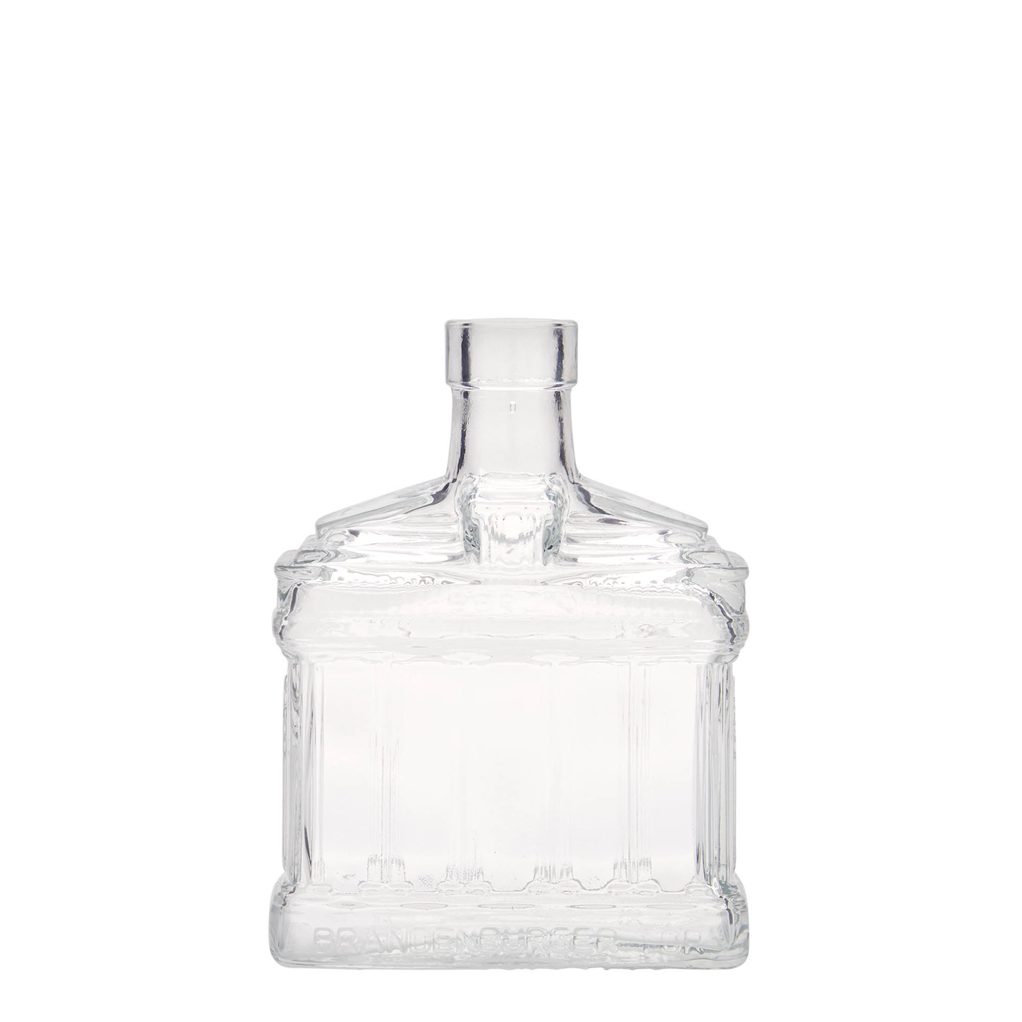 Flacon en verre de 200 ml 'Brandenburger Tor', ouverture : bouchon en liège Flacon en verre de 200 ml 'Brandenburger Tor', ouverture : bouchon en liège