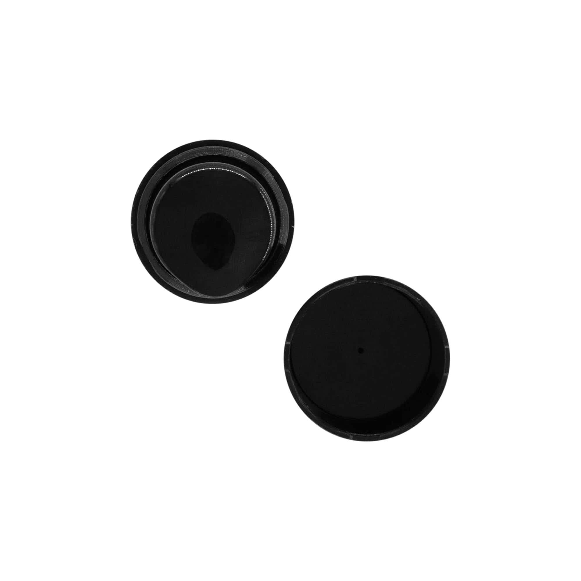 Pompe distributeur sans air « Nano », plastique PP, noir