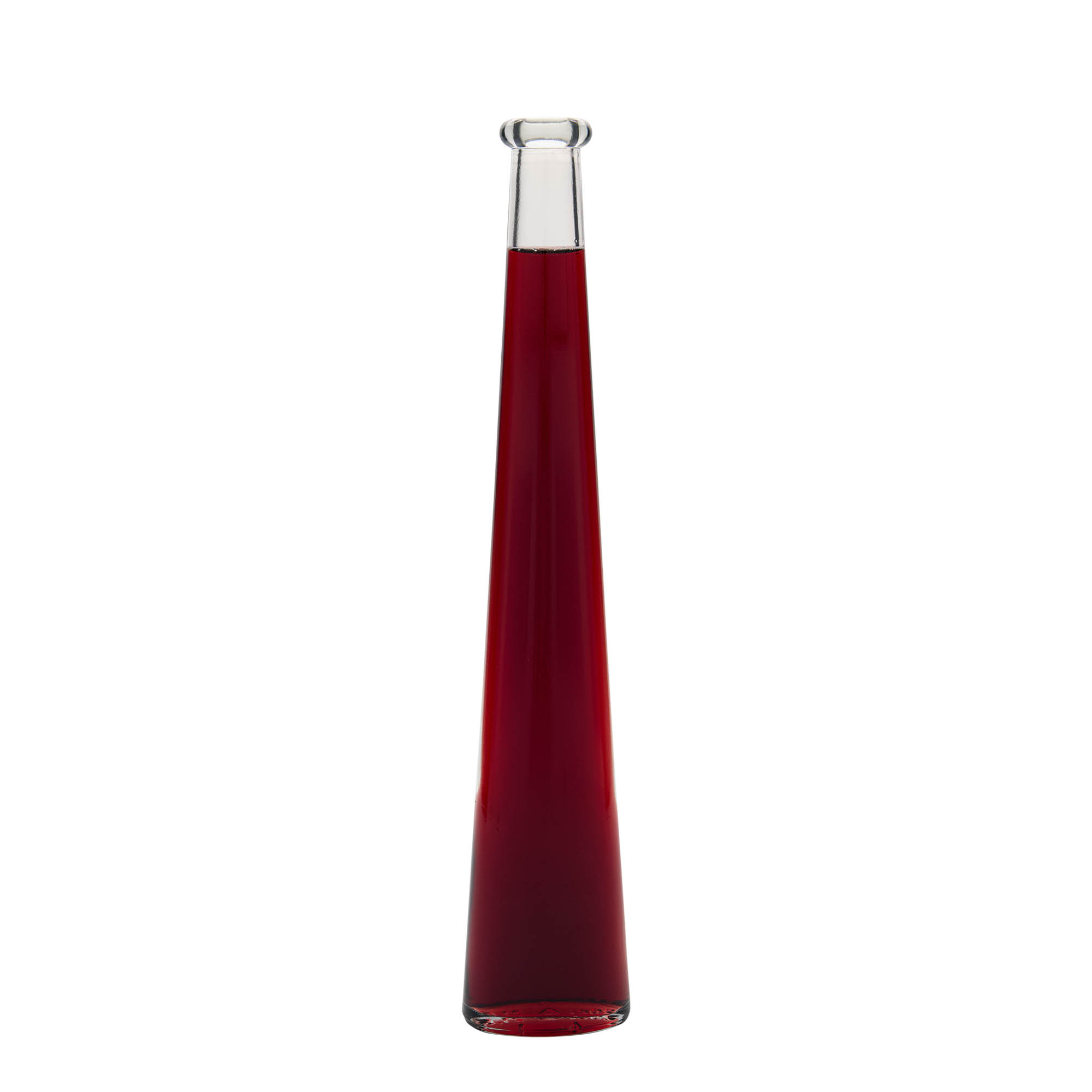 Flacon en verre 200 ml « Dama Ovale », ovale, ouverture : bouchon en liège