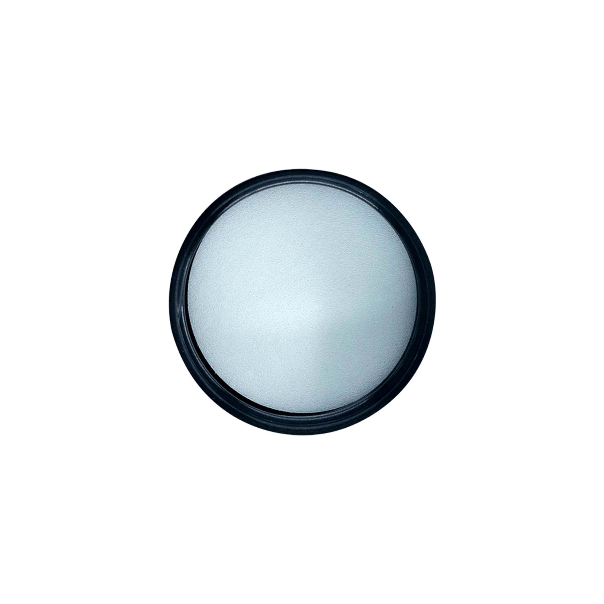 Bouchon à vis pour 30 ml 'Brown Line', plastique HPM, noir