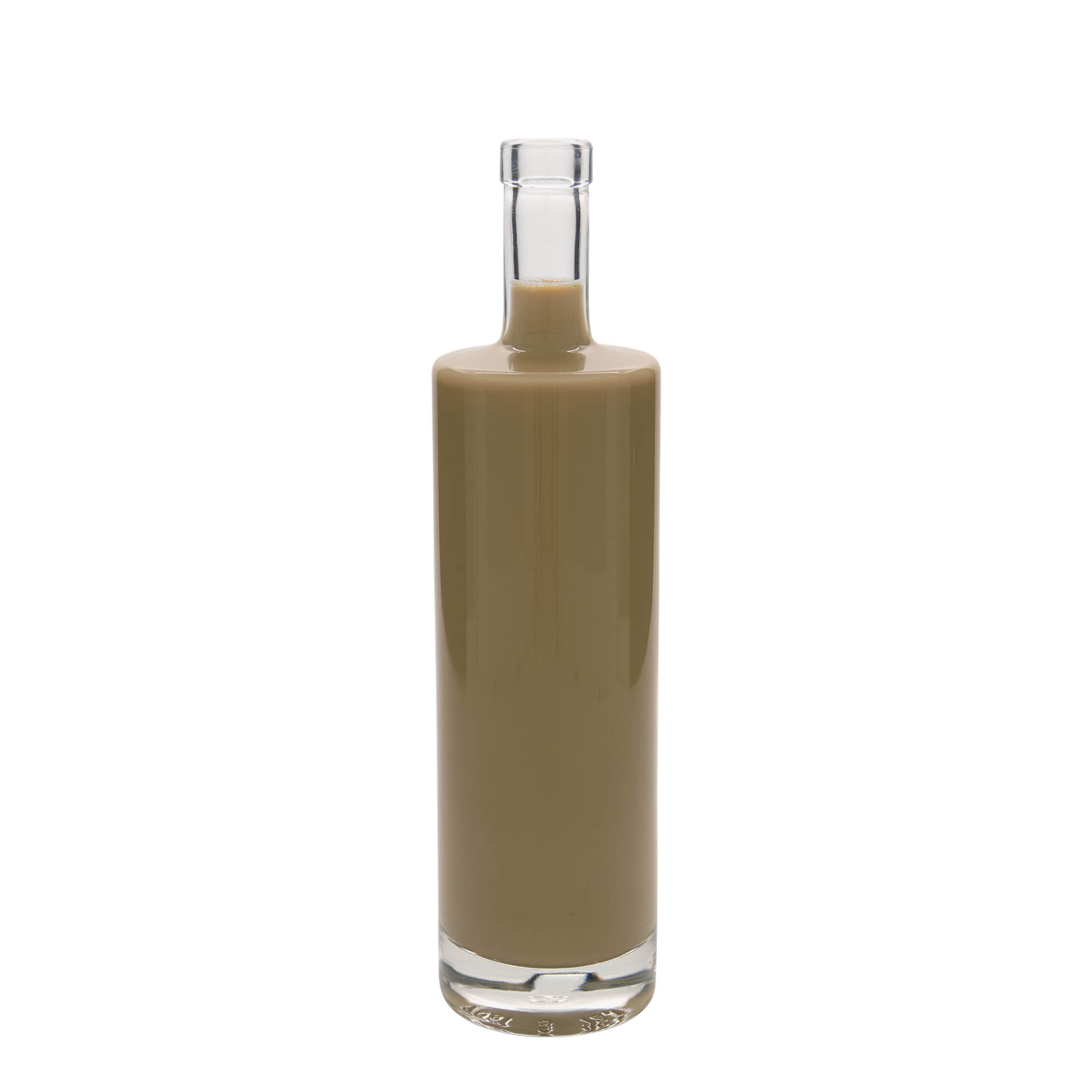 Bouteille en verre 700 ml 'Titano', ouverture : bouchon en liège Bouteille en verre 700 ml 'Titano', ouverture : bouchon en liège