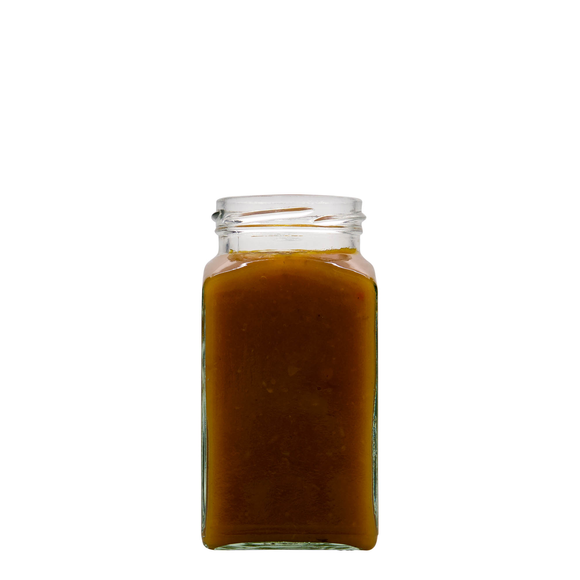 312 ml en verre carré, ouverture : Twist-Off (TO 58)