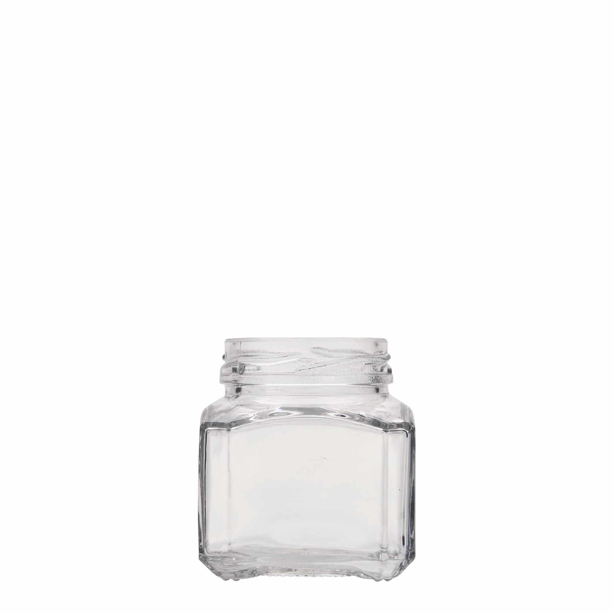 106 ml pot carré 'Milan', ouverture : Twist-Off (TO 48)