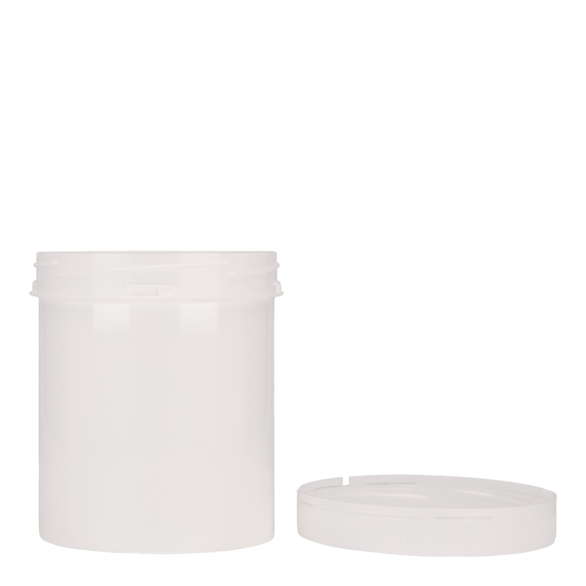 500 ml boîte en plastique 'Securilock', PP, blanche, ouverture : bouchon à vis 500 ml boîte en plastique 'Securilock', PP, blanche, ouverture : bouchon à vis
