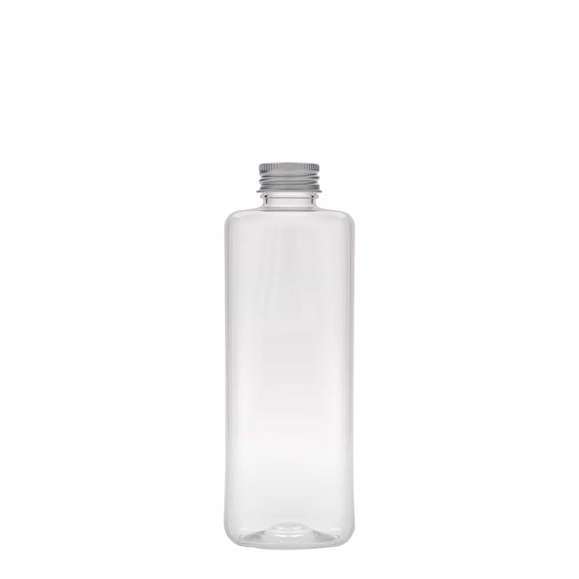 Bouteille PET 300 ml 'Karl', carrée, plastique, ouverture : 24/410