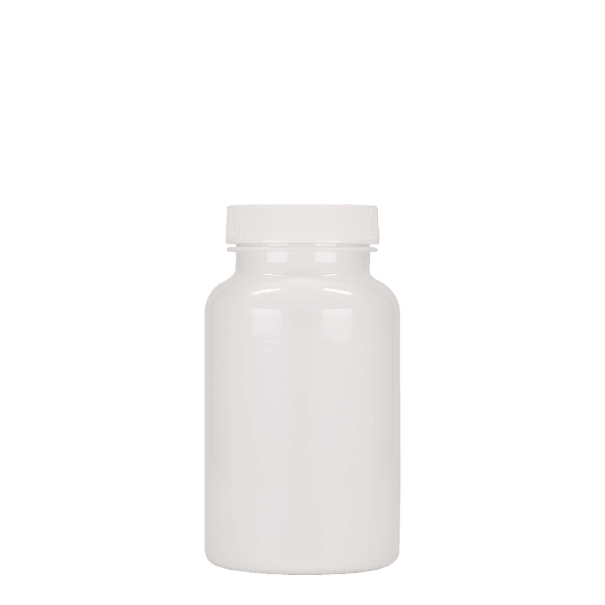 200 ml flacon PET, plastique, blanc, ouverture : 45/400