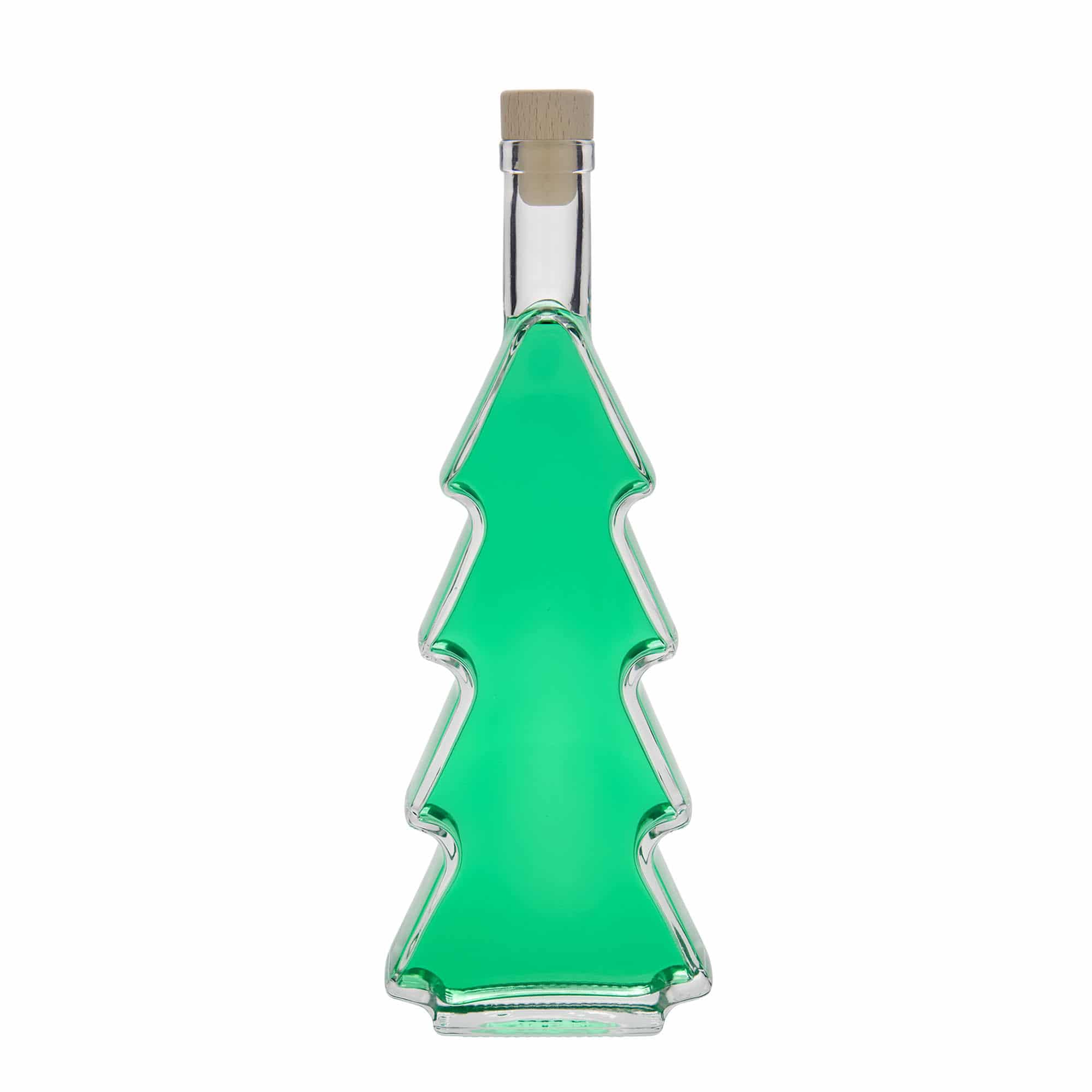 Bouteille en verre de 500 ml « Sapin », ouverture : bouchon en liège