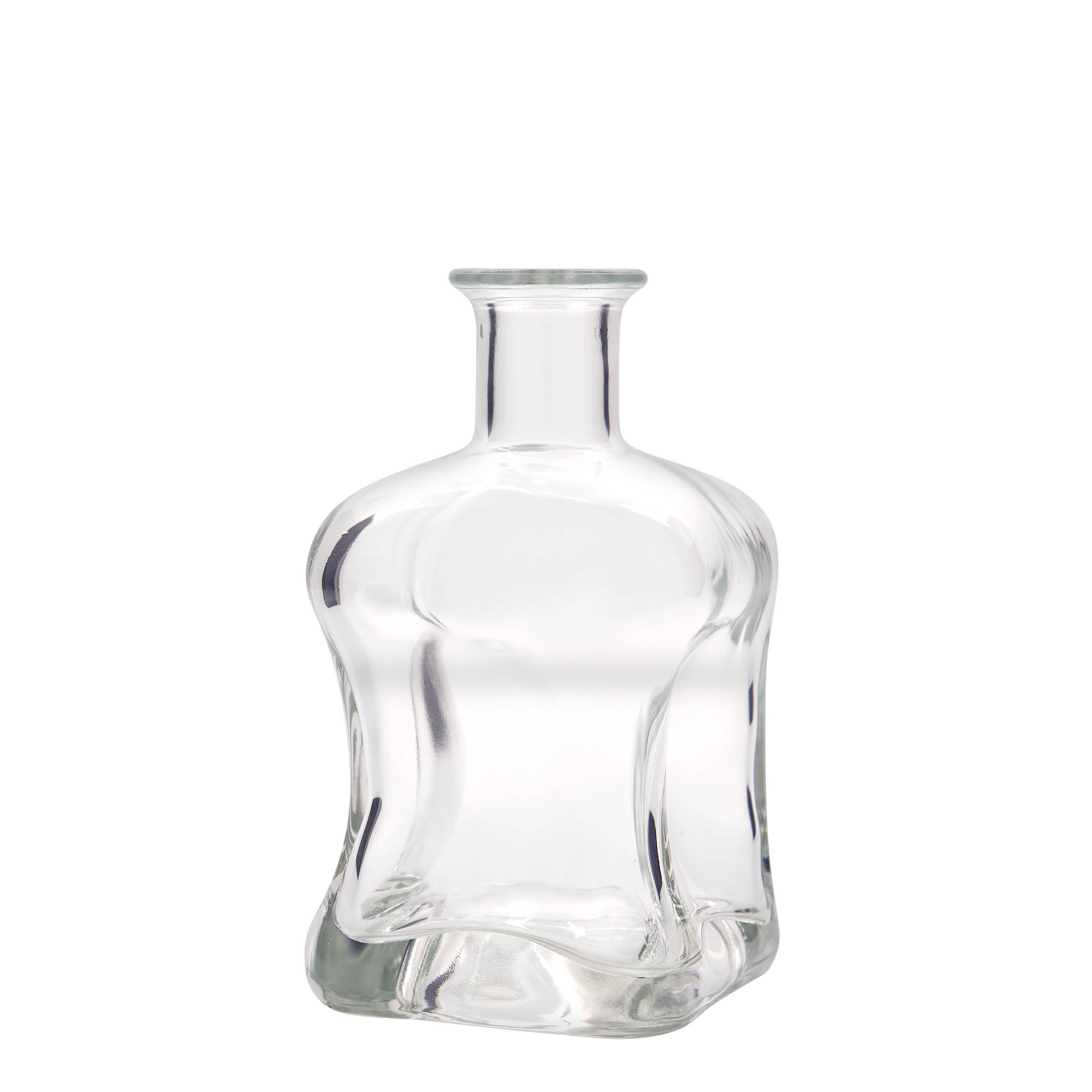 Bouteille en verre 500 ml « Dublin », carrée, ouverture : liège