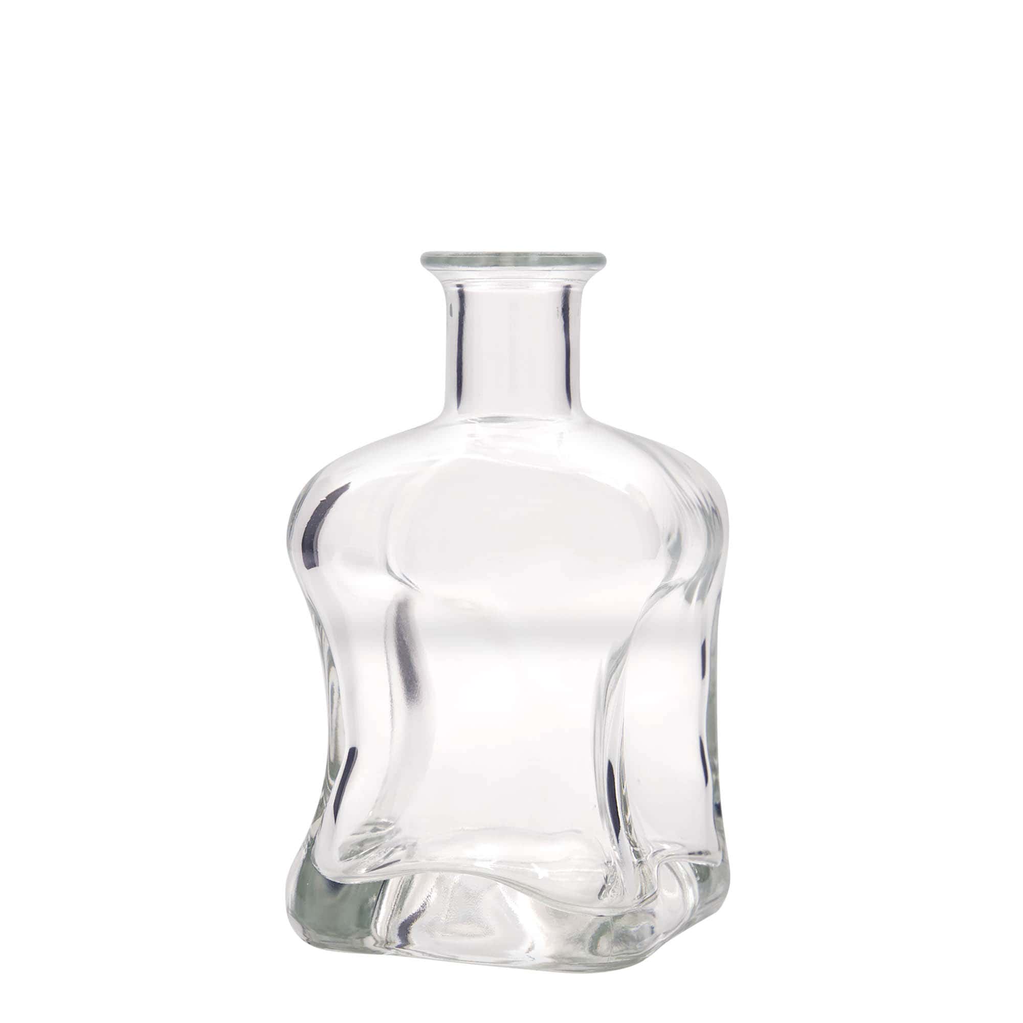 Bouteille en verre 500 ml « Dublin », carrée, ouverture : liège
