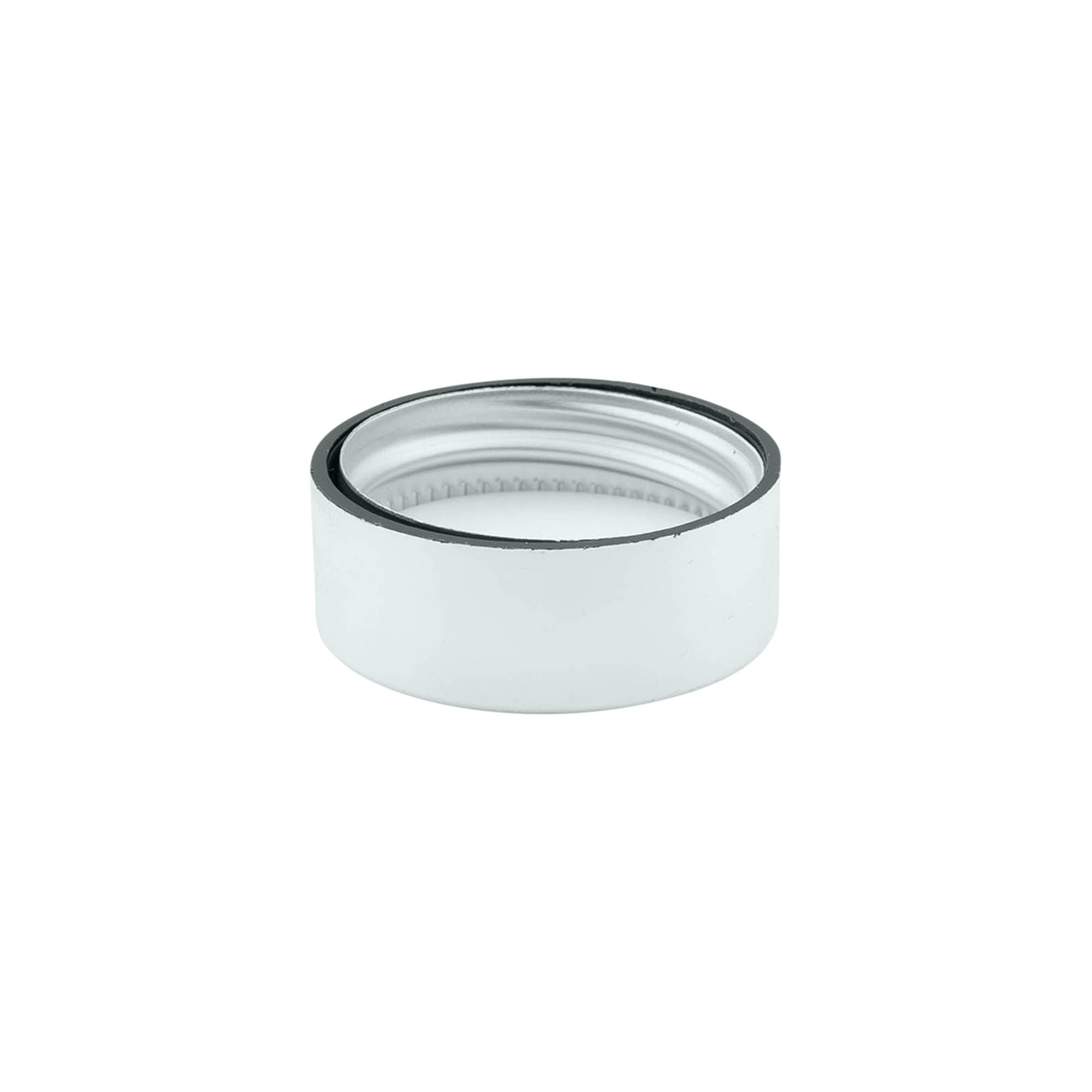Bouchon à vis, plastique ABS, argenté, pour ouverture : GPI 33/400