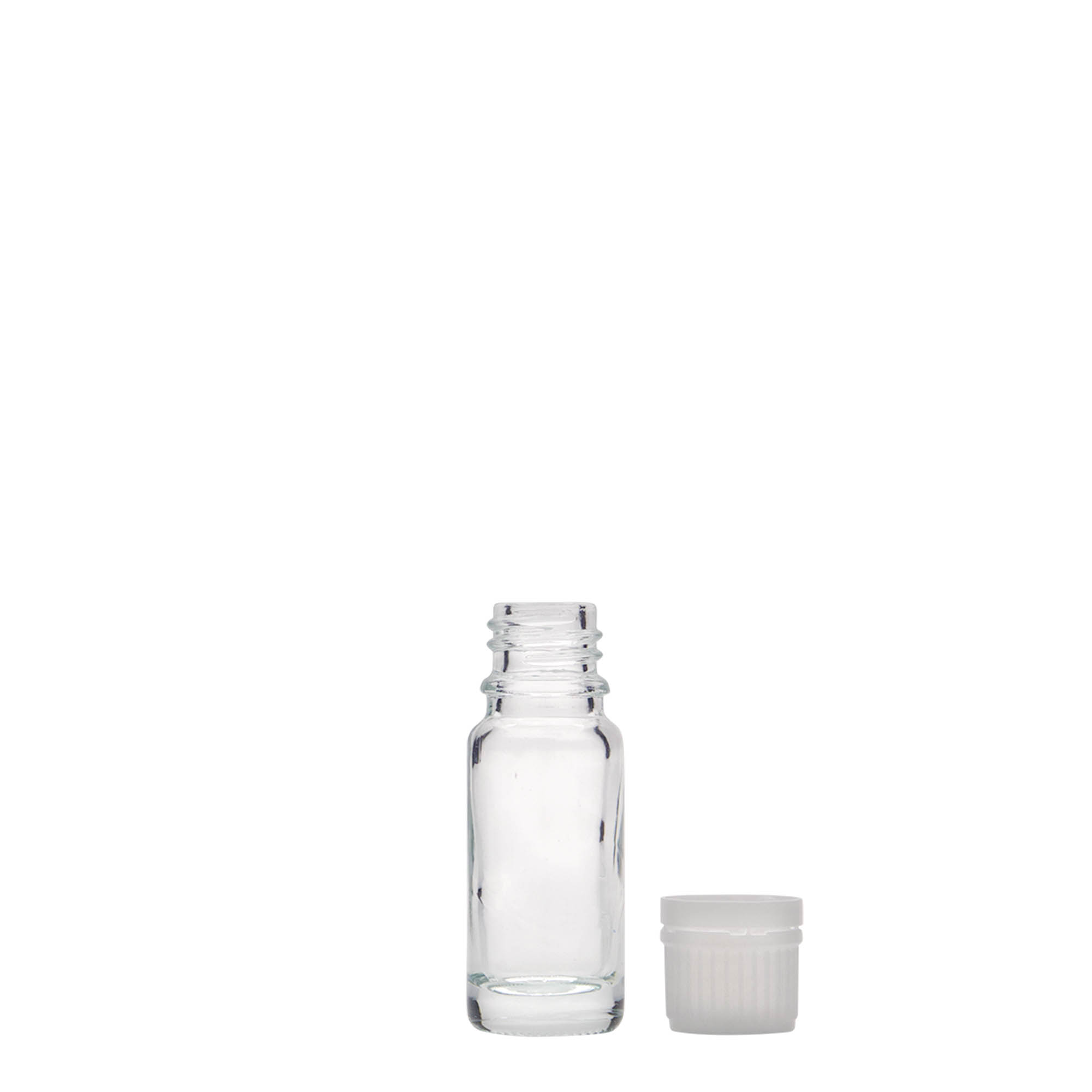 Flacon médical 10 ml, verre, ouverture : DIN 18 Flacon médical 10 ml, verre, ouverture : DIN 18