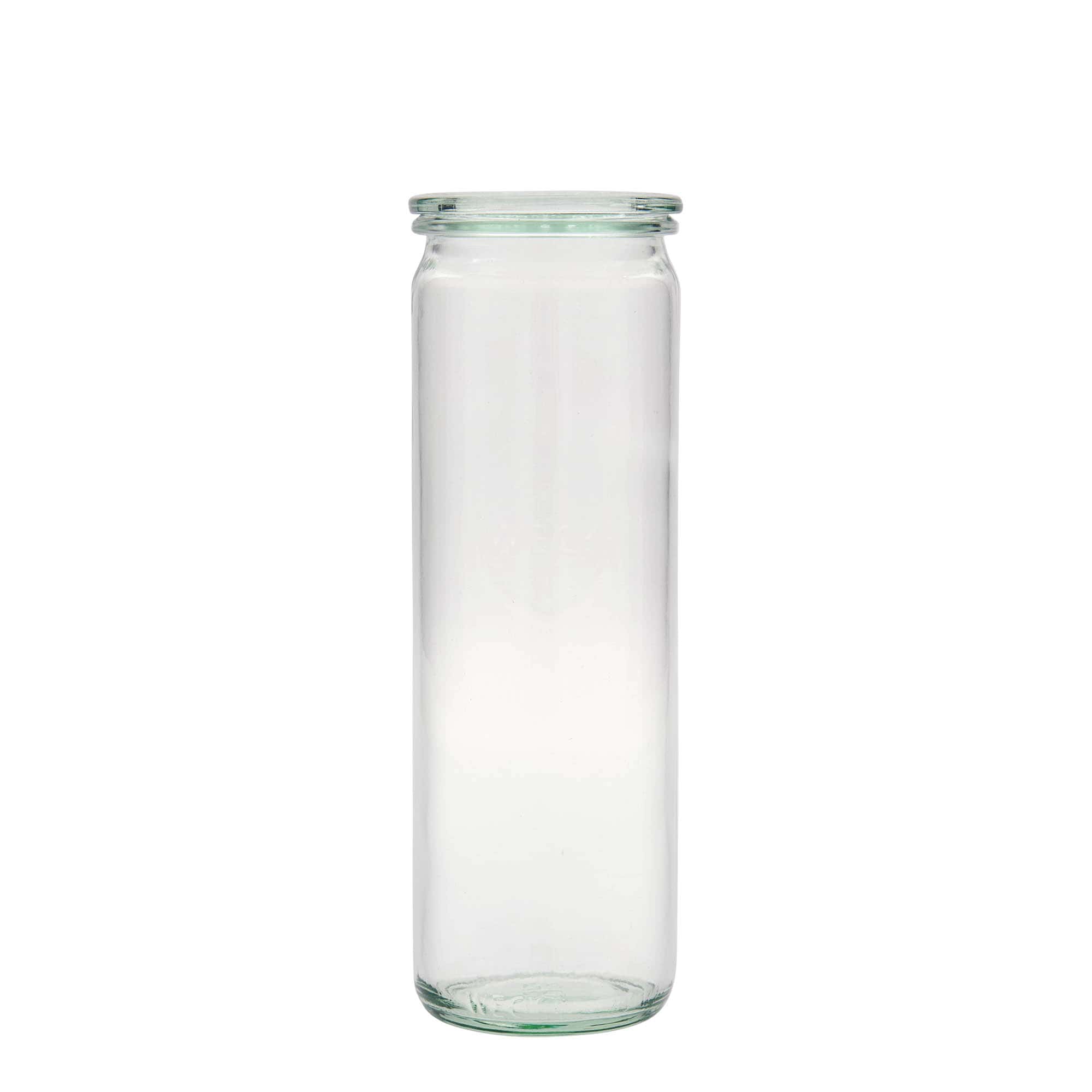 600 ml verre cylindrique WECK, ouverture : bord rond